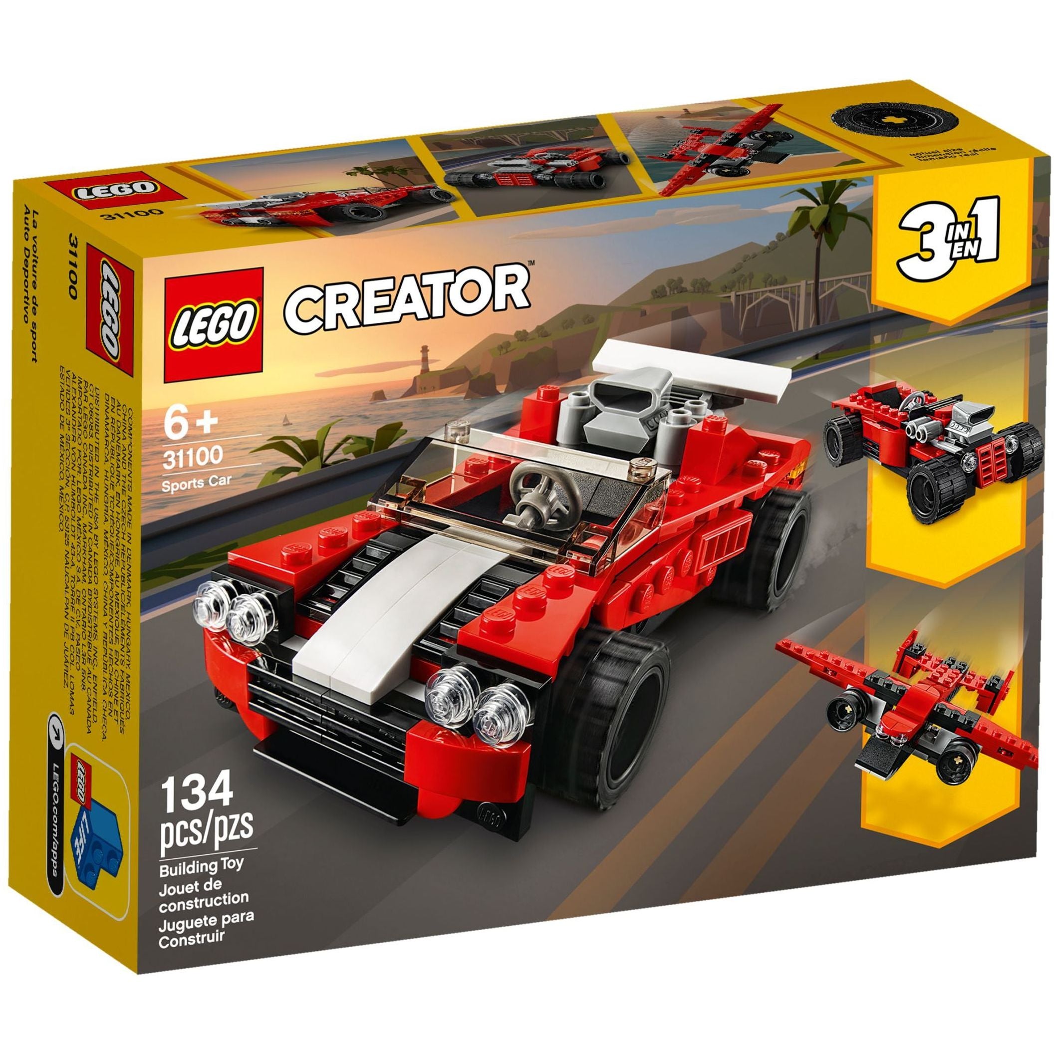 Voiture de sport LEGO Creator 31100