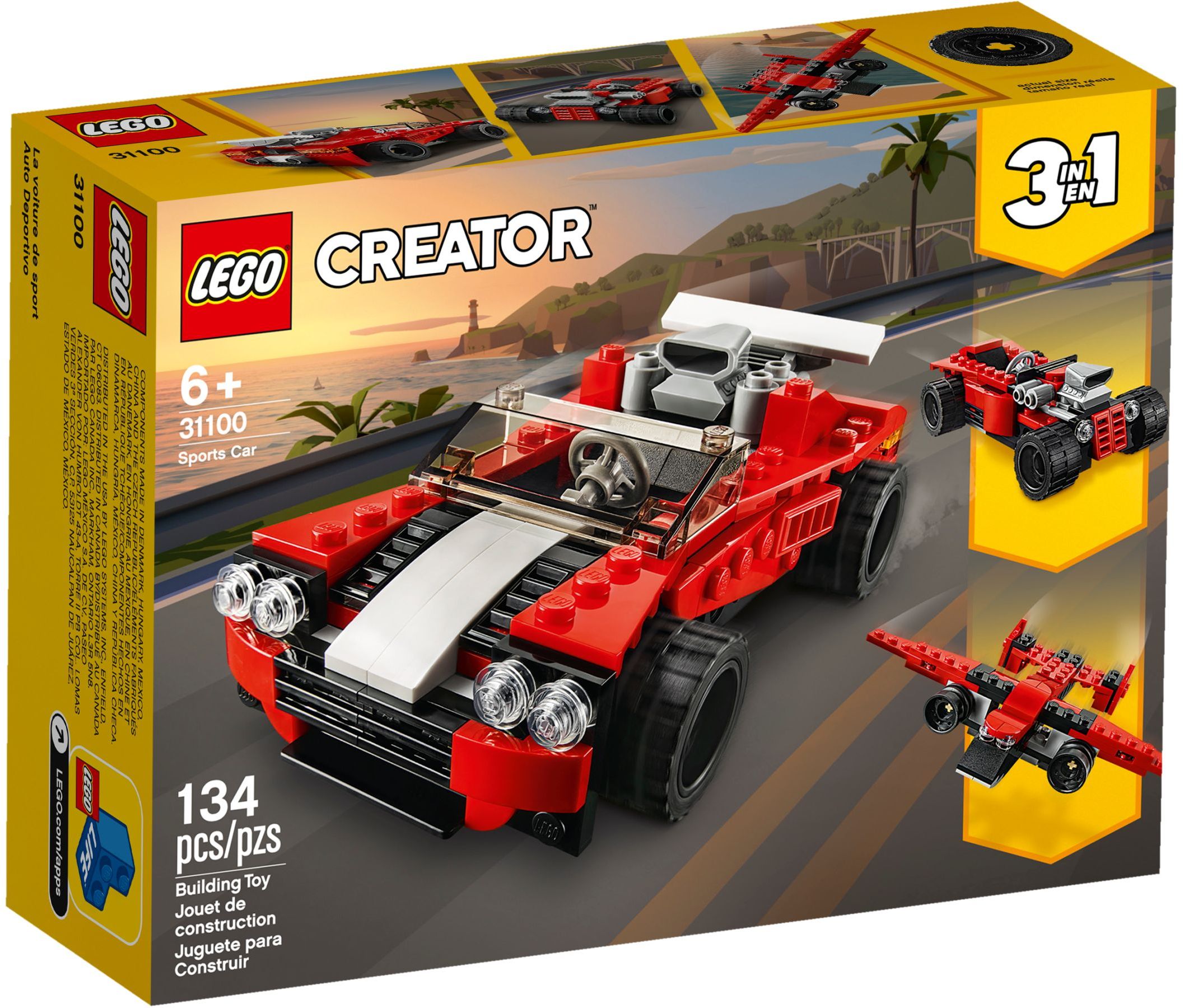 Voiture de sport LEGO Creator 31100