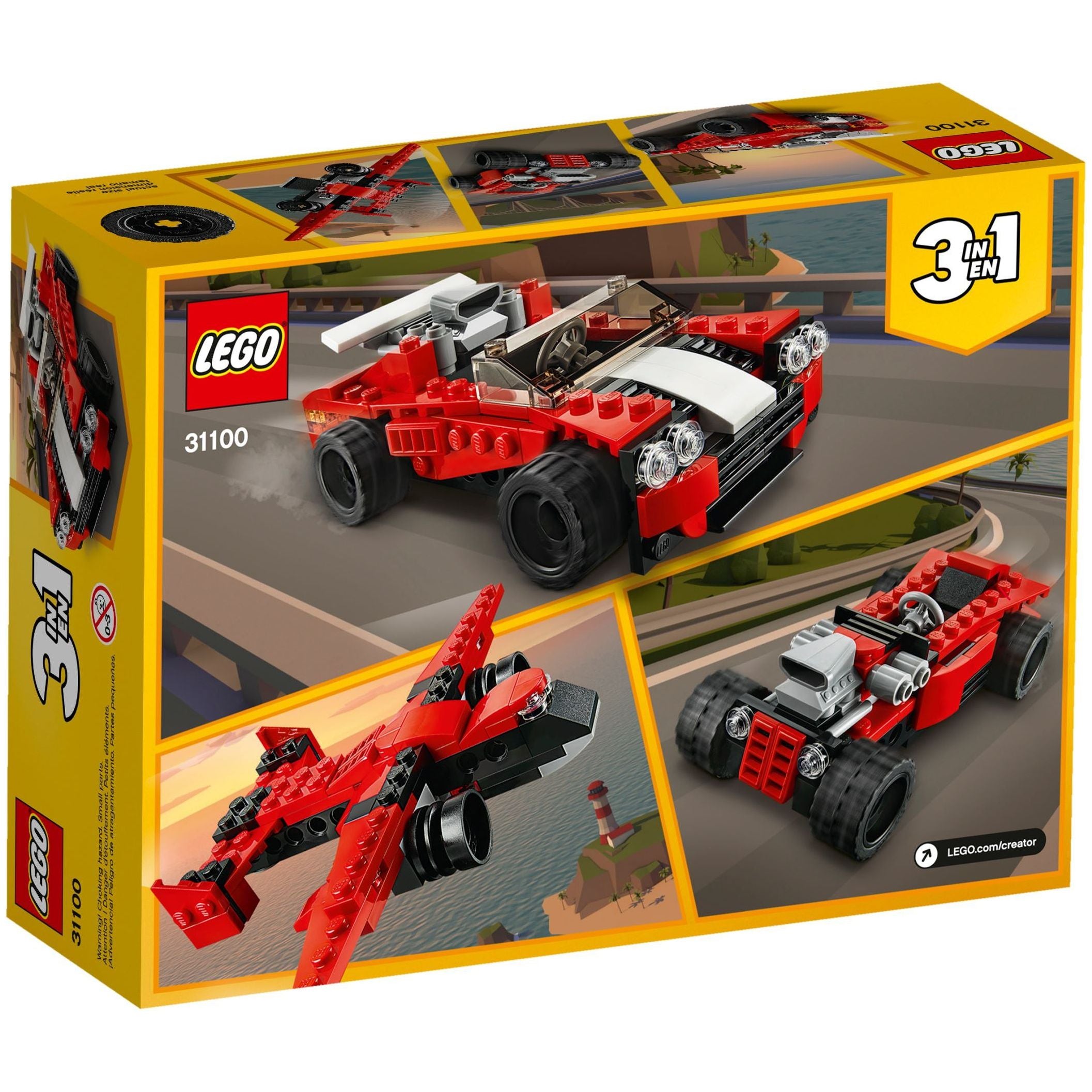 Voiture de sport LEGO Creator 31100