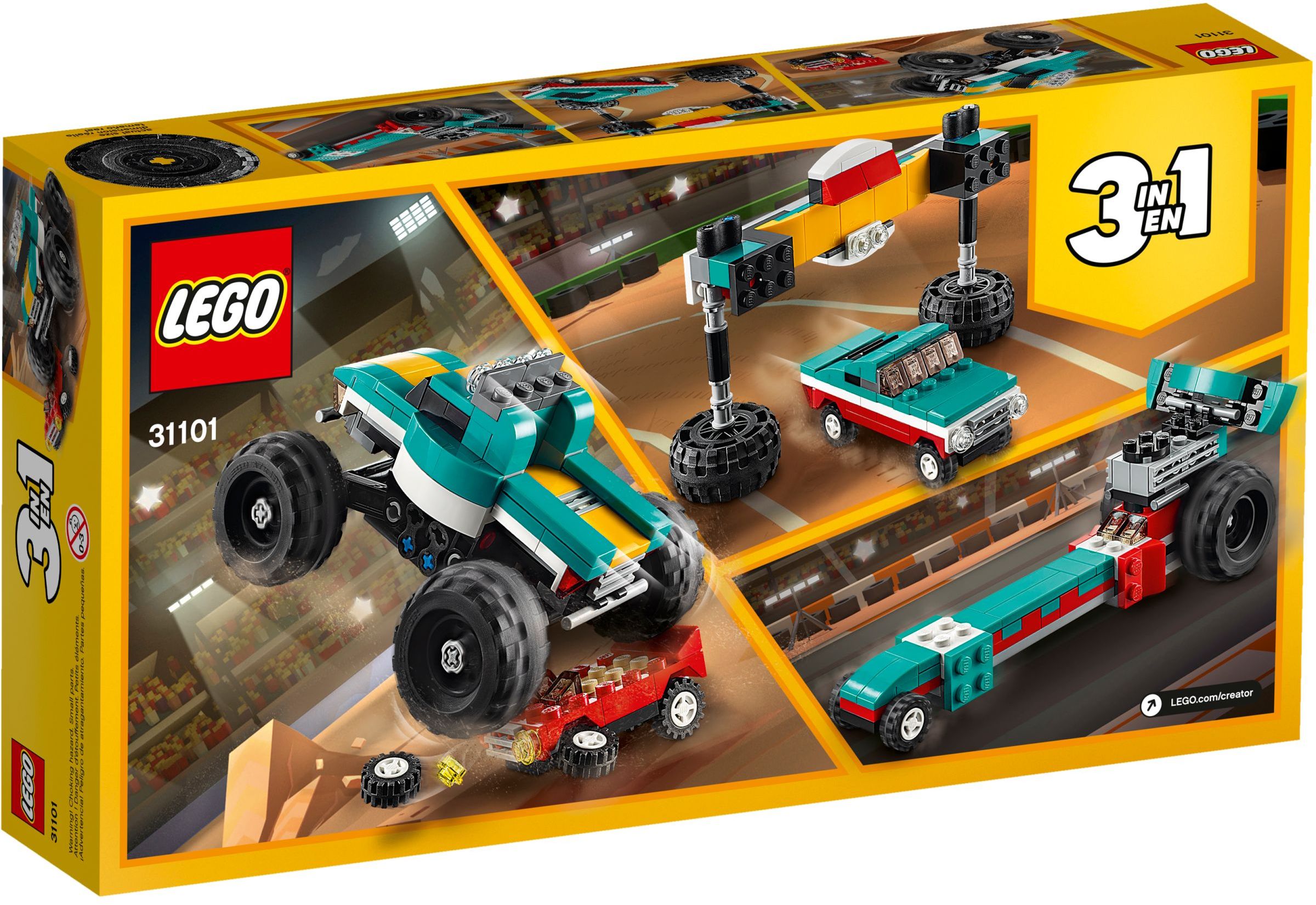 Le camion monstre LEGO Creator 31101