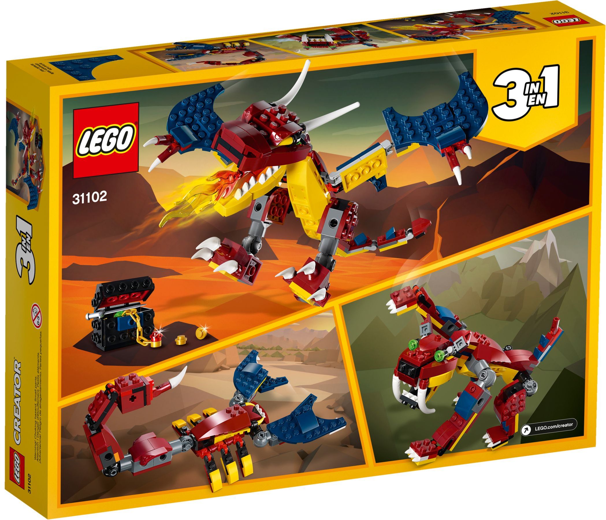 LEGO Creator Dragon de Feu 31102