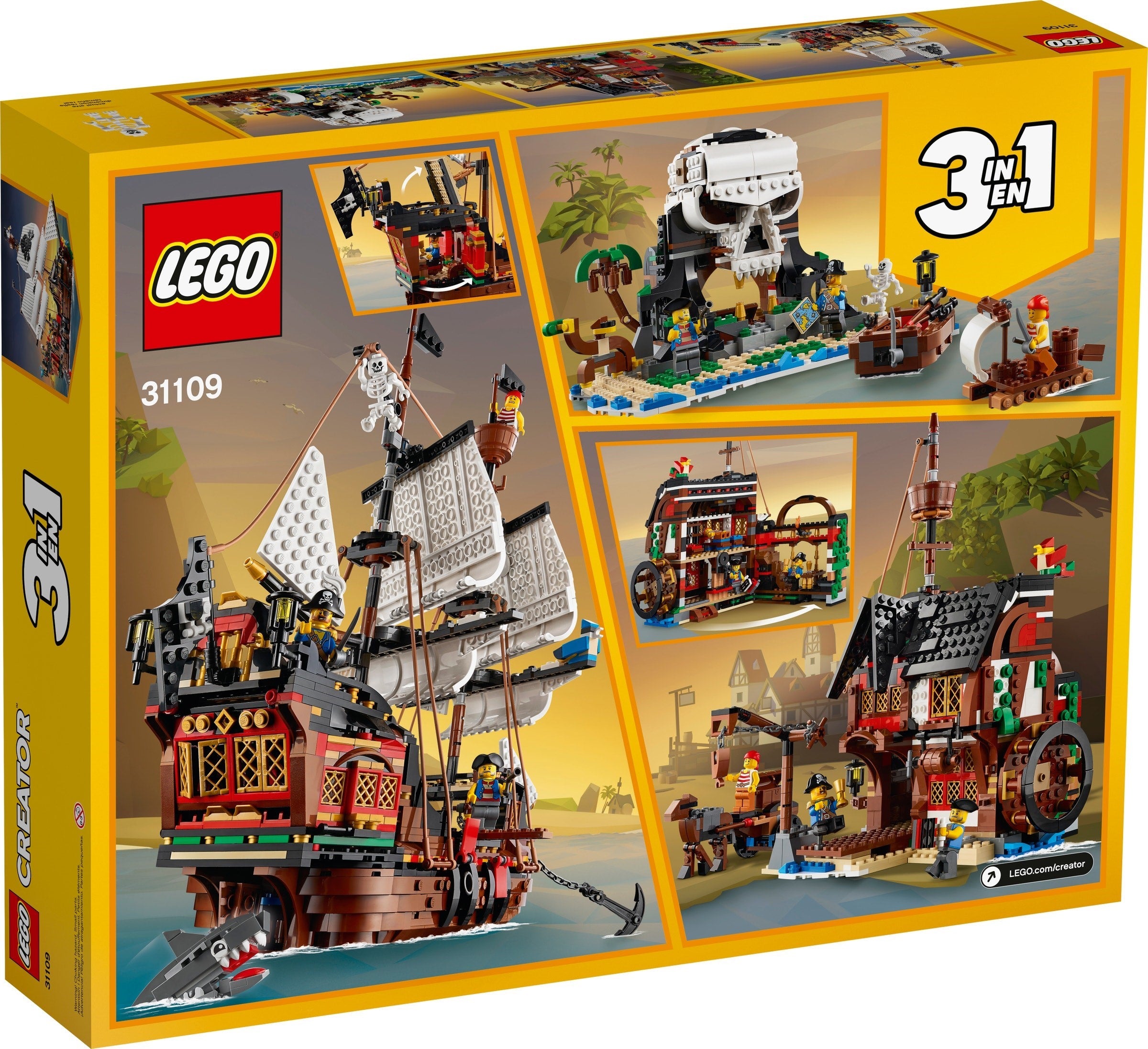 Le bateau pirate LEGO Creator 31109