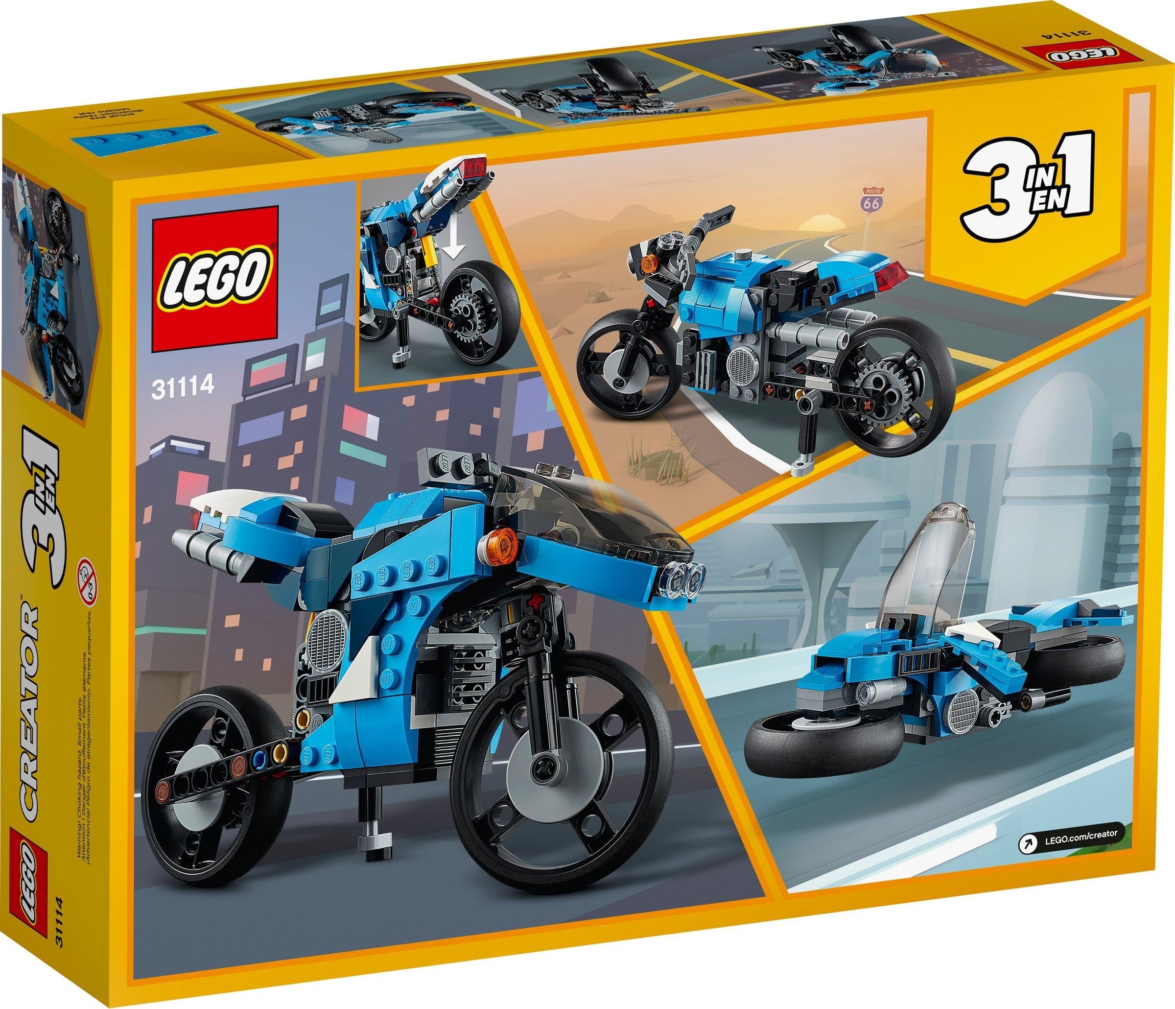 Moto tout-terrain LEGO Creator 31114