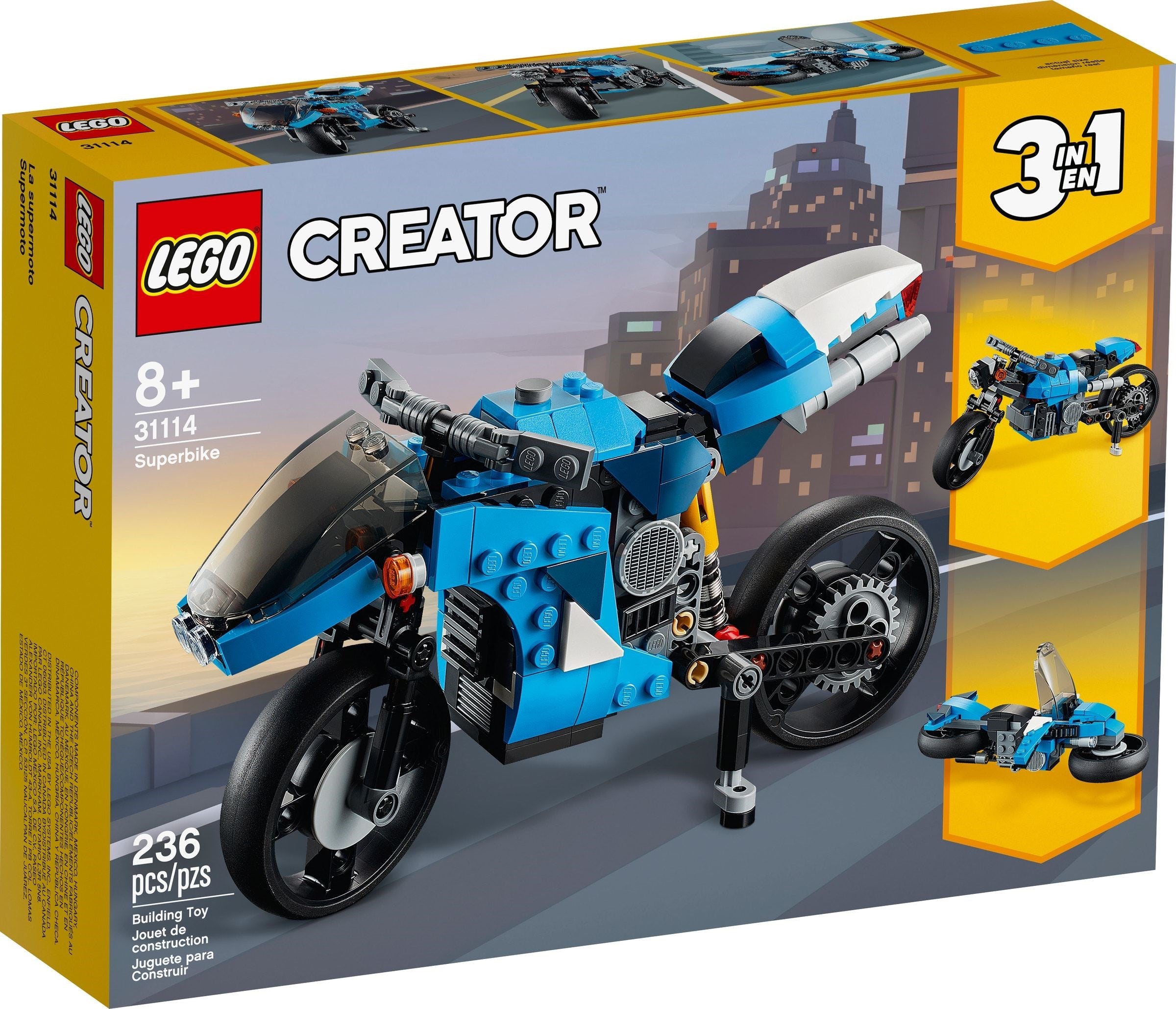 Moto tout-terrain LEGO Creator 31114