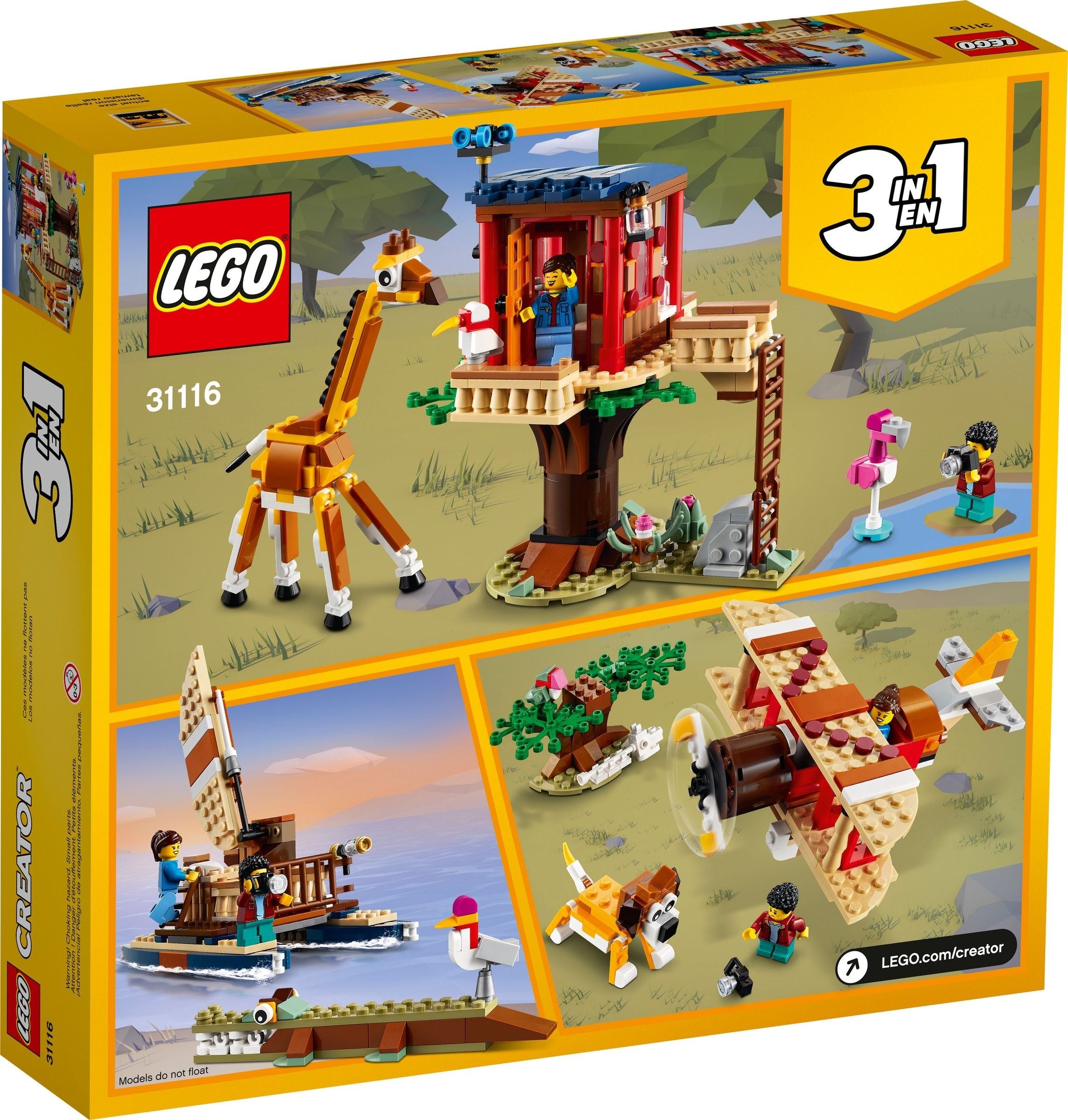 LEGO Creator Safari Tree House 31116