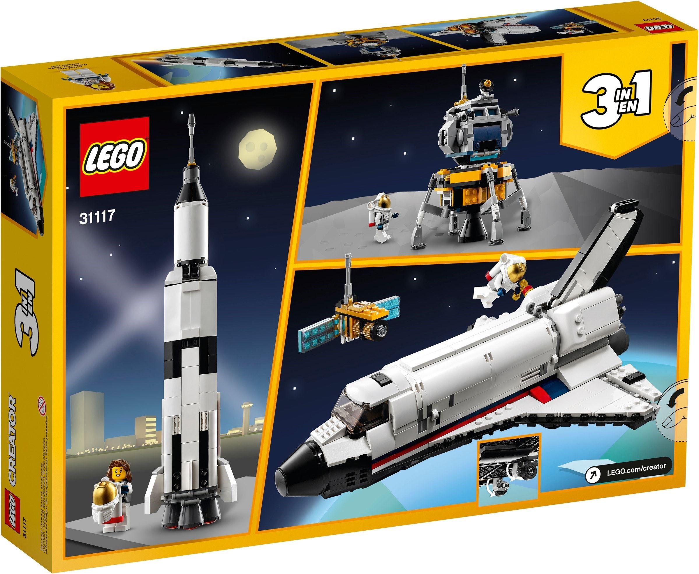 LEGO Creator Spaceshuttle-Abenteuer 31117