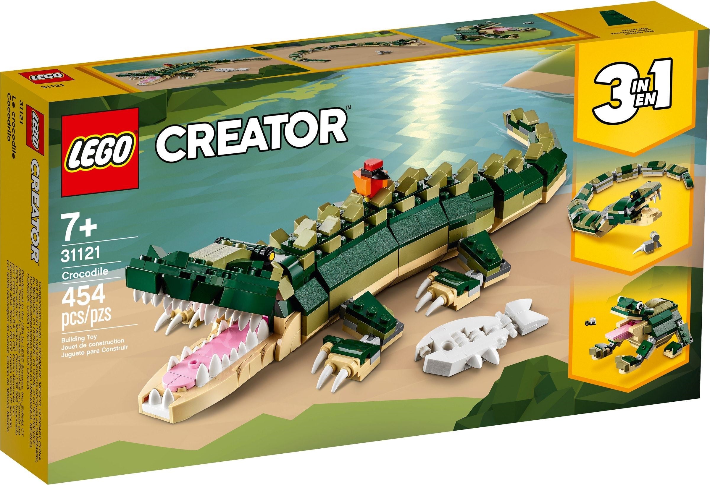 <transcy>LEGO Creator Crocodile 31121</transcy>