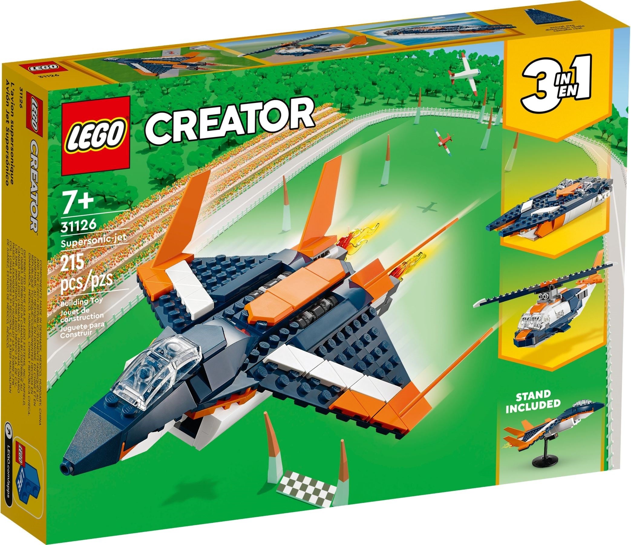 <transcy>LEGO Creator Jet supersonique 31126</transcy>