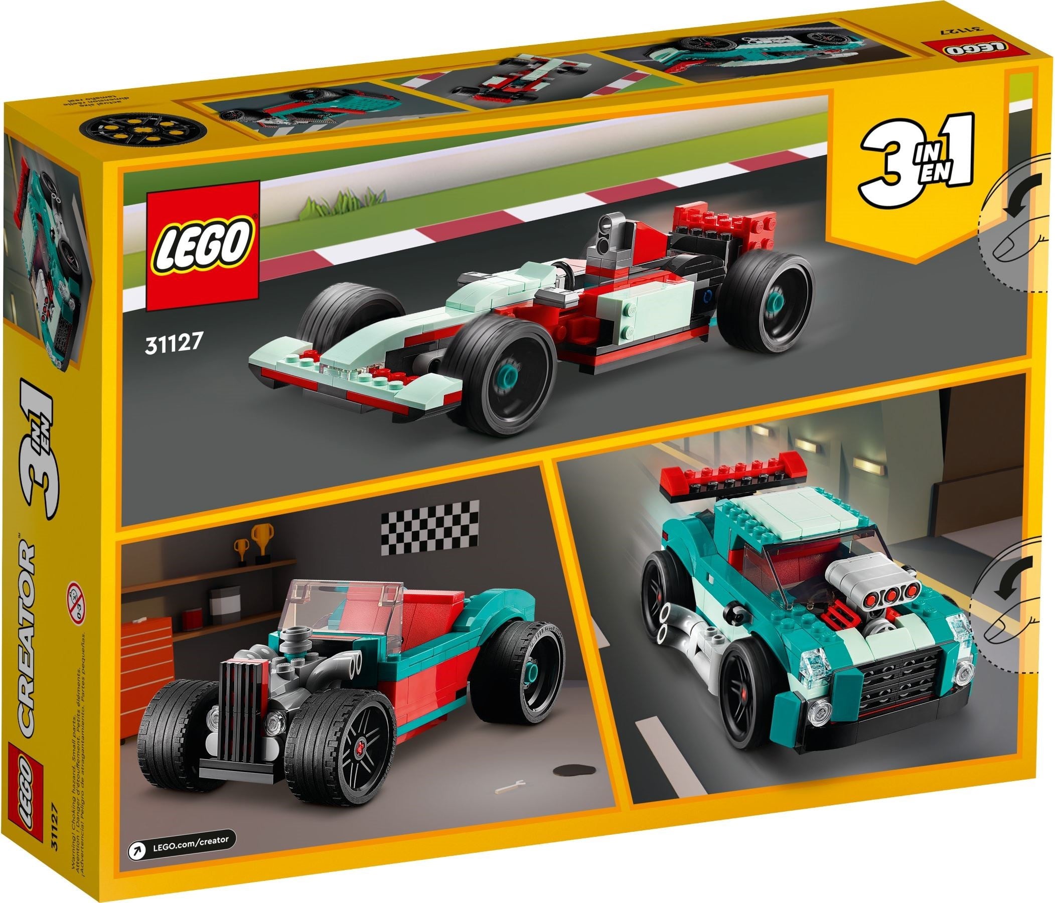 <transcy>LEGO Creator Voiture de course 31127</transcy>