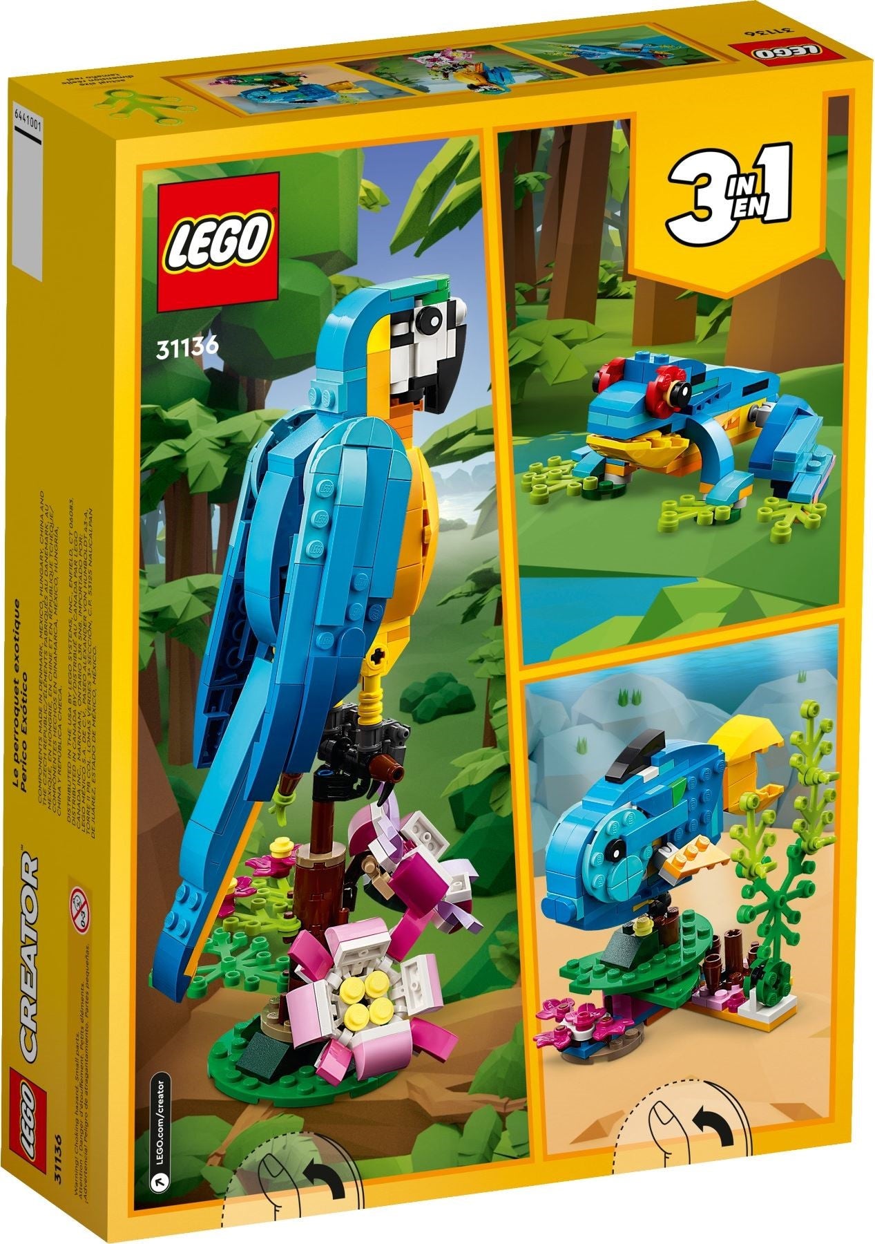 LEGO Creator Exotischer Papagei 31136