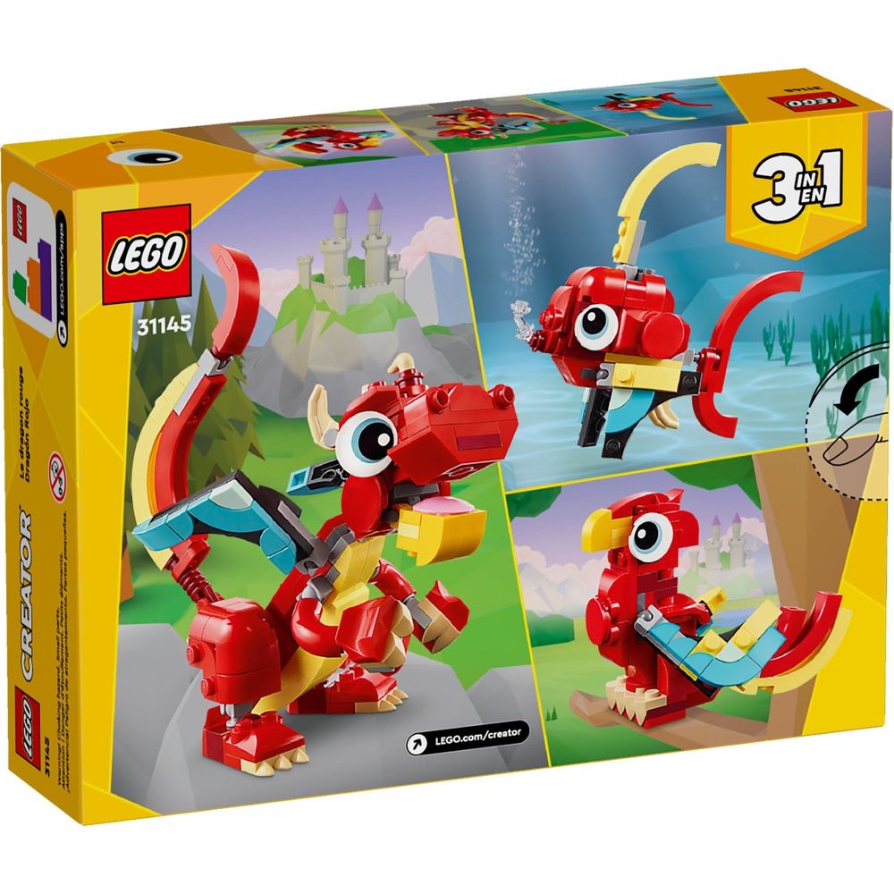 LEGO Creator roter Drache 31145