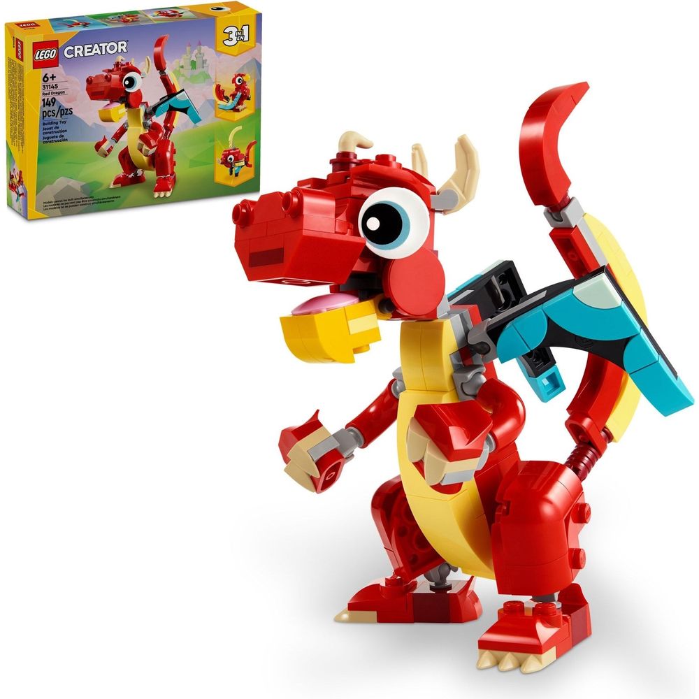 LEGO Creator roter Drache 31145
