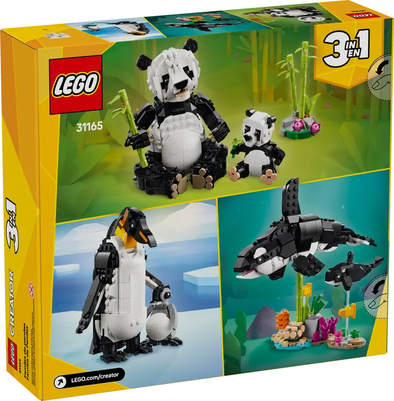 LEGO Creator Wilde Tiere: Pandafamilie 31165