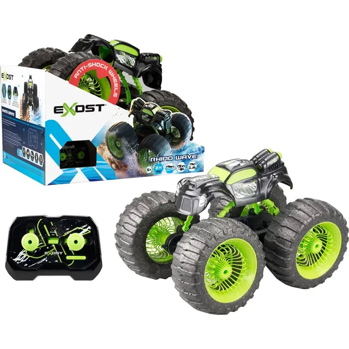Silverlit Exost Rhino Wave, 2.4 GHz Offroad Stunt Car, 1:8, Batt. 3xAA exkl., ab 5 Jahren