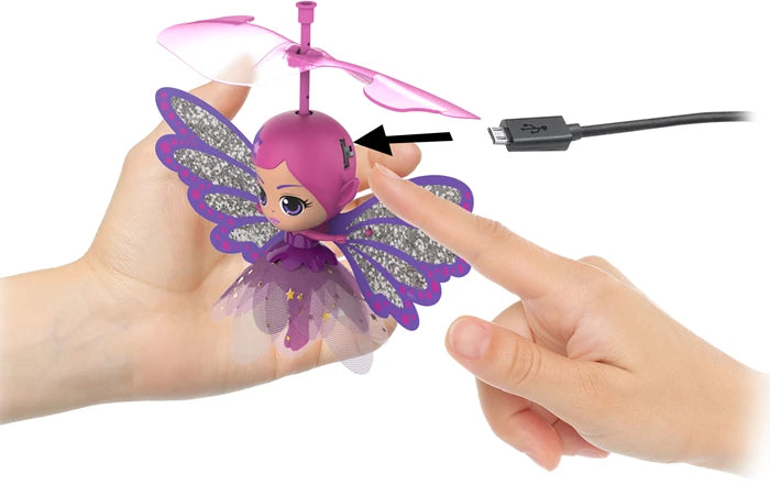 Flybotic Fairy Wings ass. 2-fach assortiert, 13x10 cm, Sockel, Akku und Kabel, ab 6 Jahren