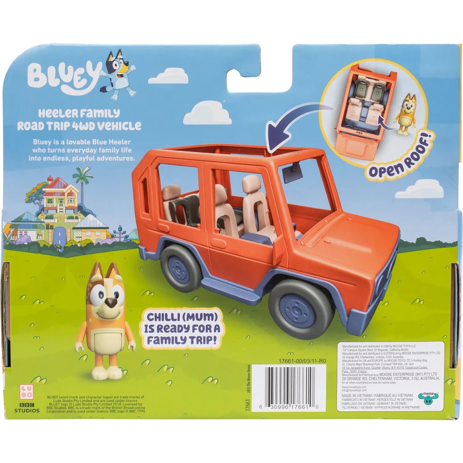 Moose Toys Bluey Familienauto