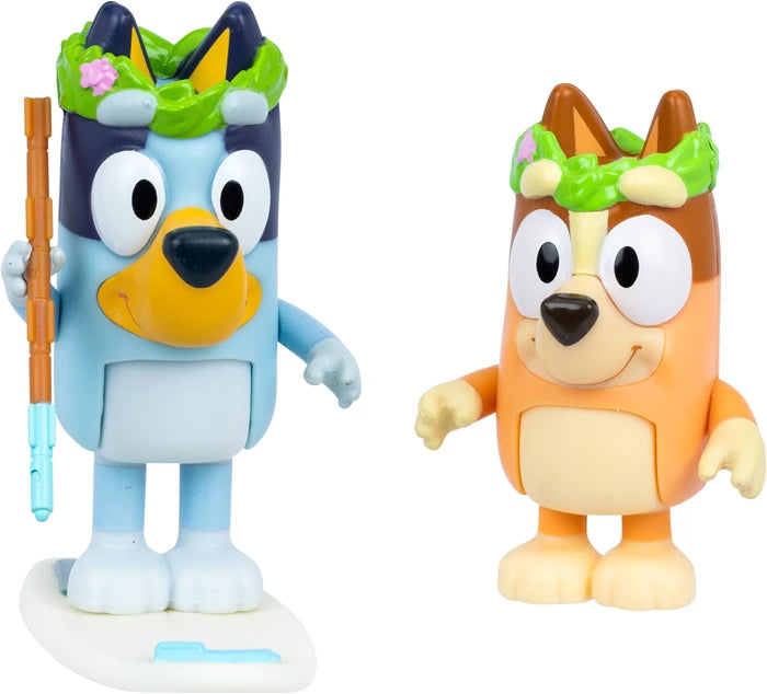 Coffret Bluey Figures (2 figurines assorties), accessoires, à partir de 3 ans