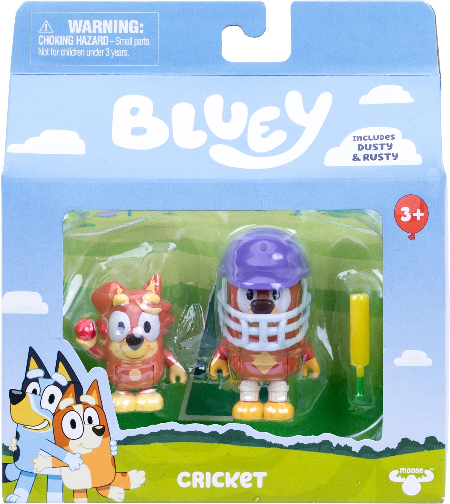 Coffret Bluey Figures (2 figurines assorties), accessoires, à partir de 3 ans