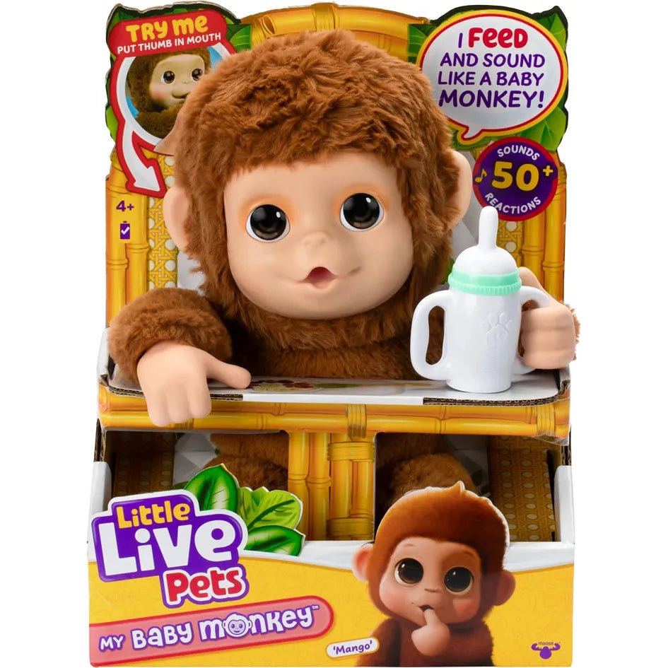 Little Live Pets Baby Monkey Little Live Pets interaktives Äffchen-Baby