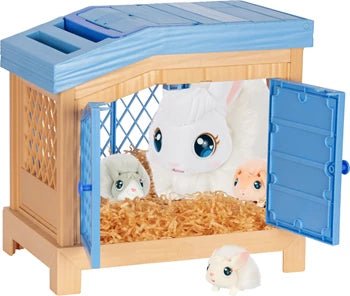 Little Life Pets Mama Surprise Hase Little Live Pets, Mama-Hase, 3 Babies, Stall, Zubehör