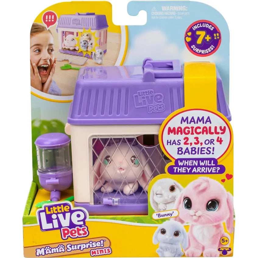 Moose Toys Mama Surprise Mini Bunny Little Live Pets