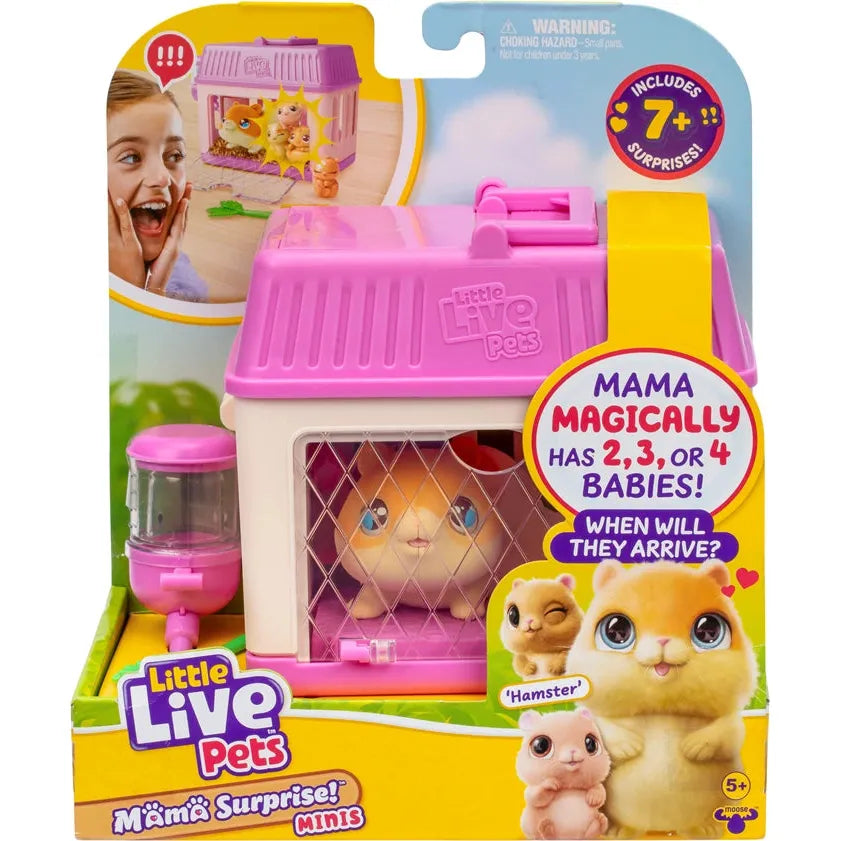 Moose Toys Mama Surprise Mini Hamster Little Live Pets