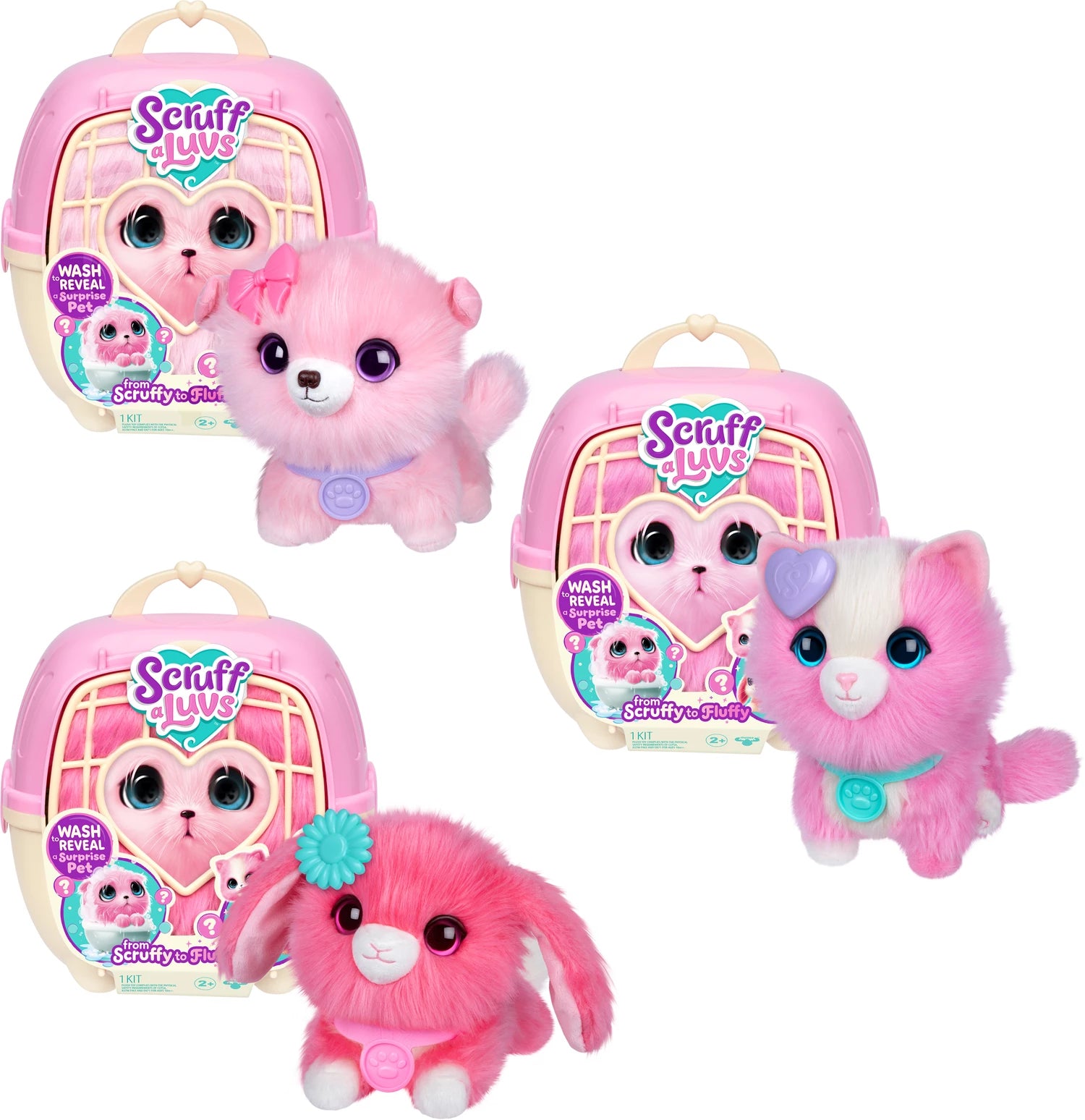 Scruff-A-Luvs Pet pink Little
