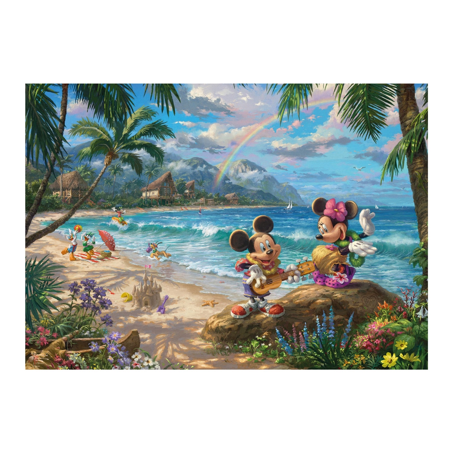 Puzzle - Disney Mickey & Minnie in Hawaii