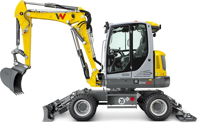 Siku Mobilbagger Wacker Neuson EW65