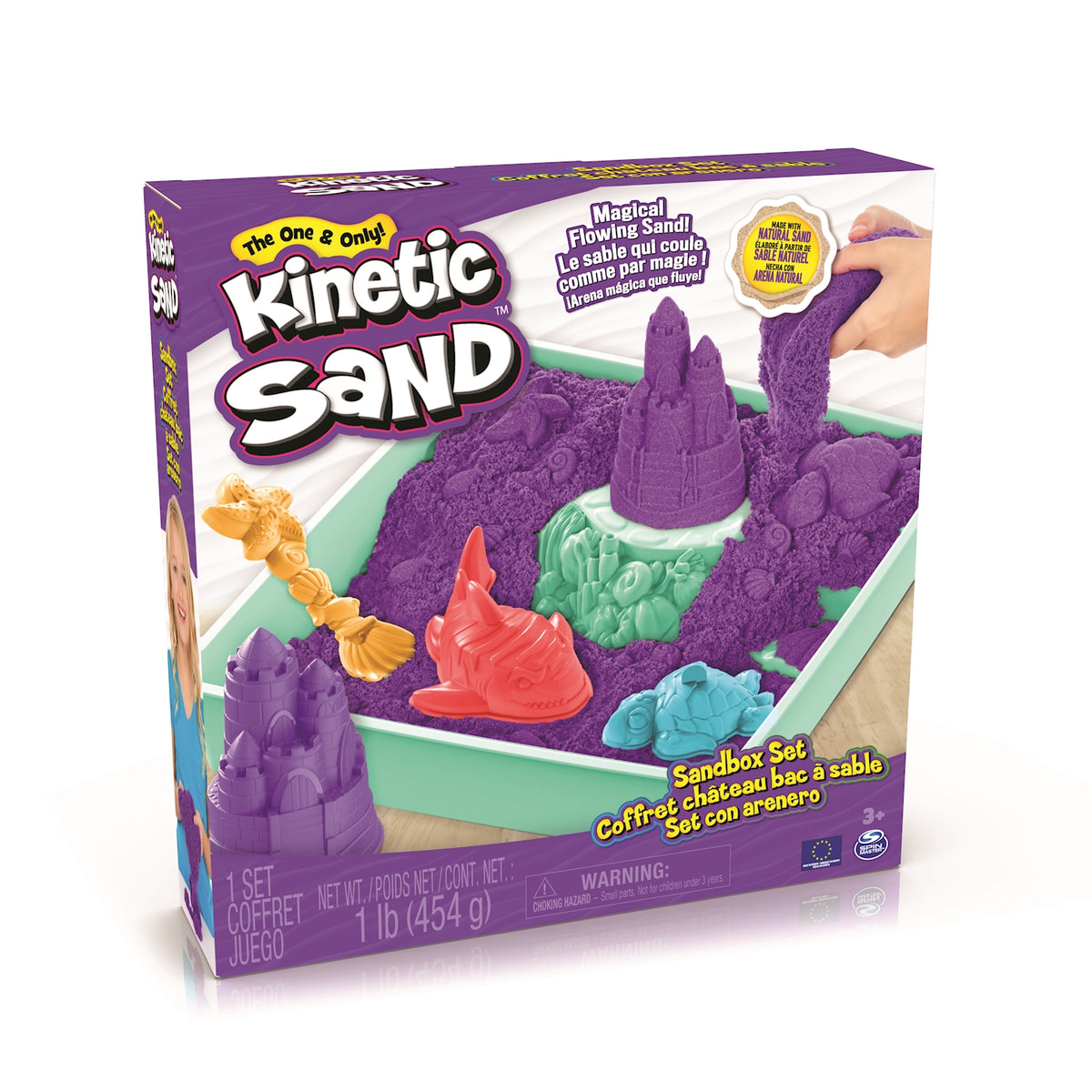 Kinetic Sand Box ass. 454g