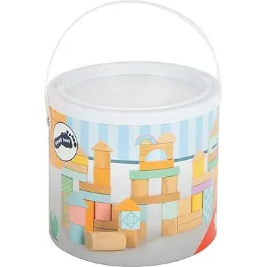 small foot Holzbausteine Pastell