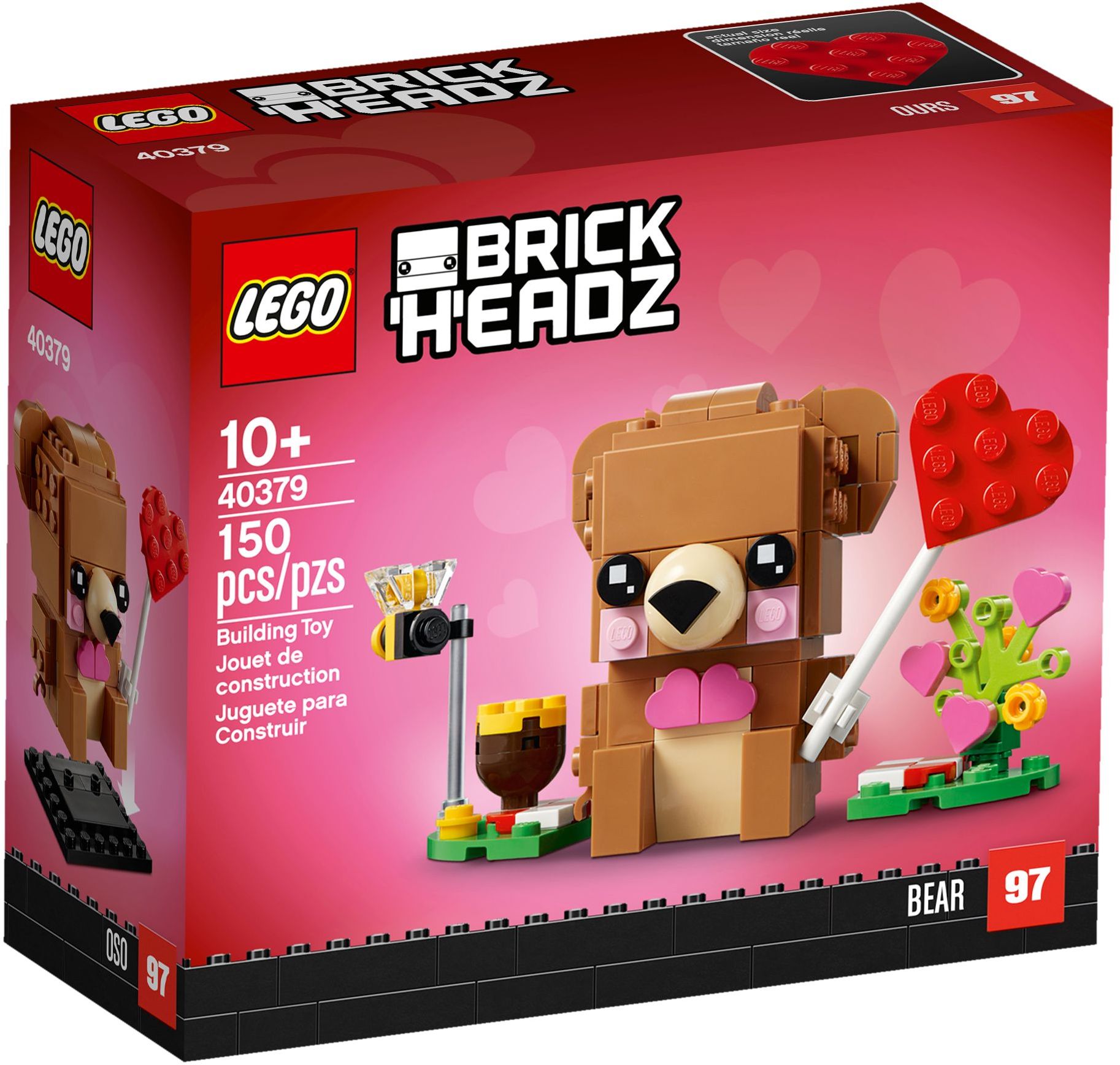 LEGO Brickheadz Valentinstag-Bär 40379