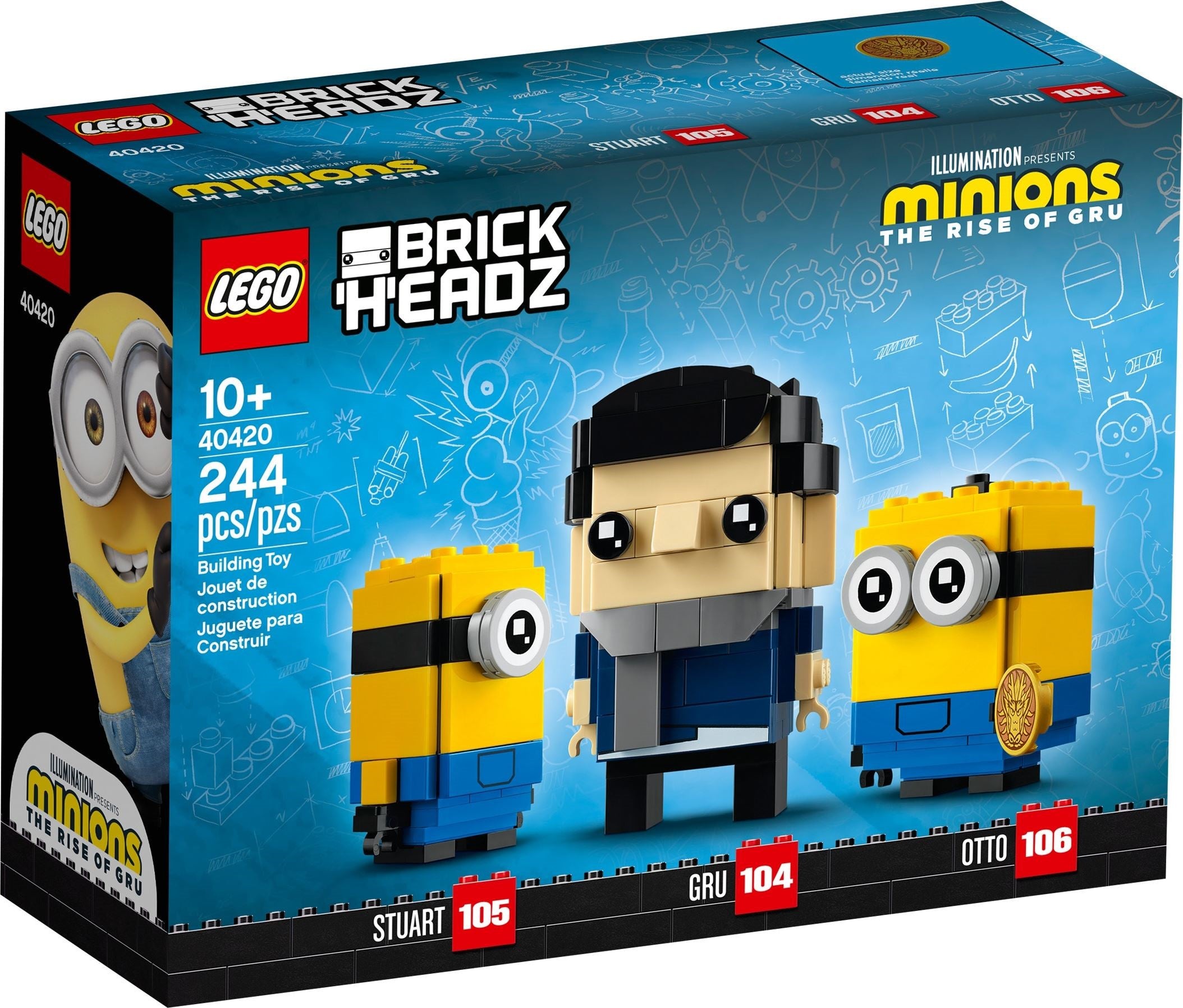 <transcy>LEGO BrickHeadz Gru, Stuart & Otto 40420</transcy>
