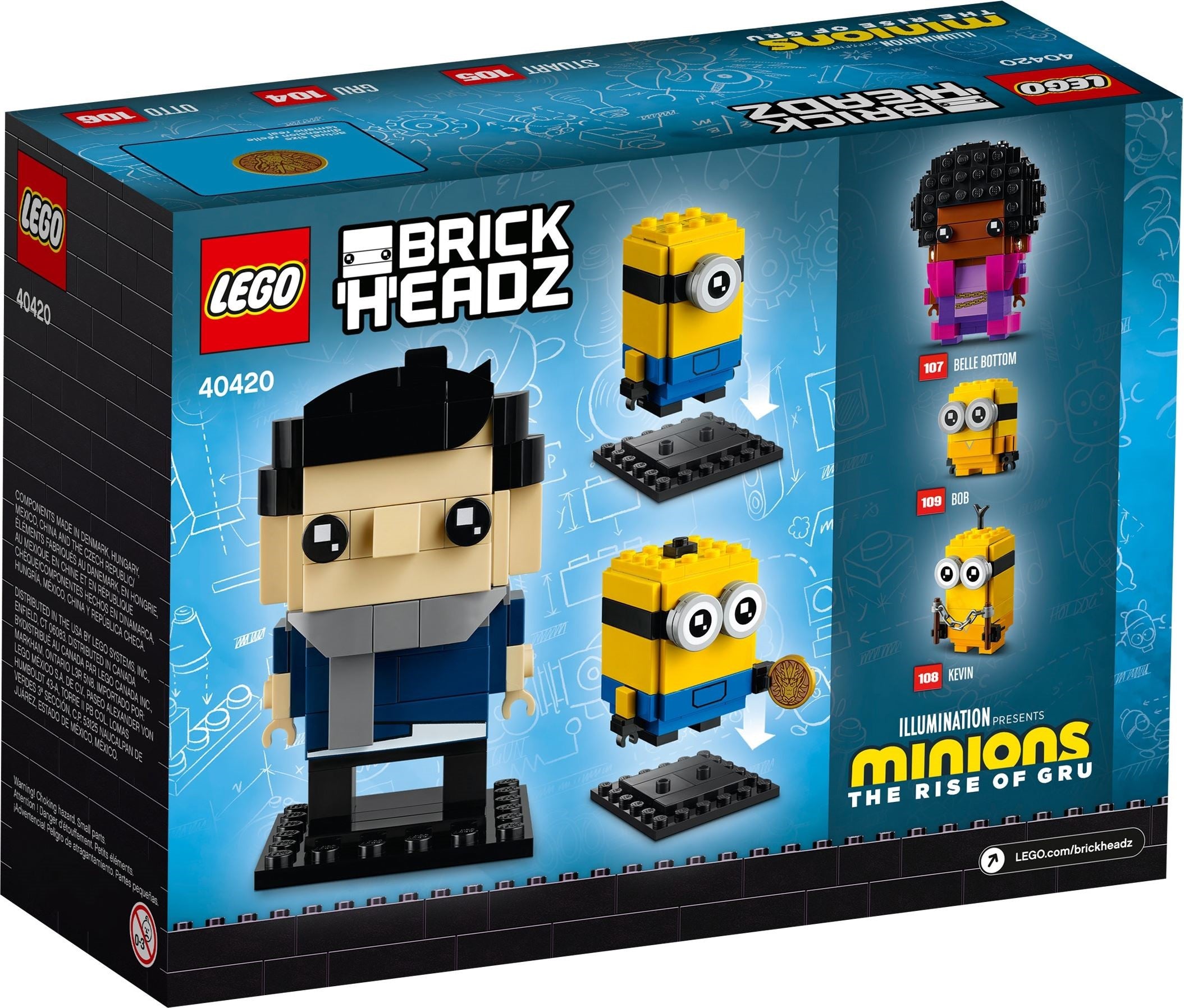 <transcy>LEGO BrickHeadz Gru, Stuart & Otto 40420</transcy>