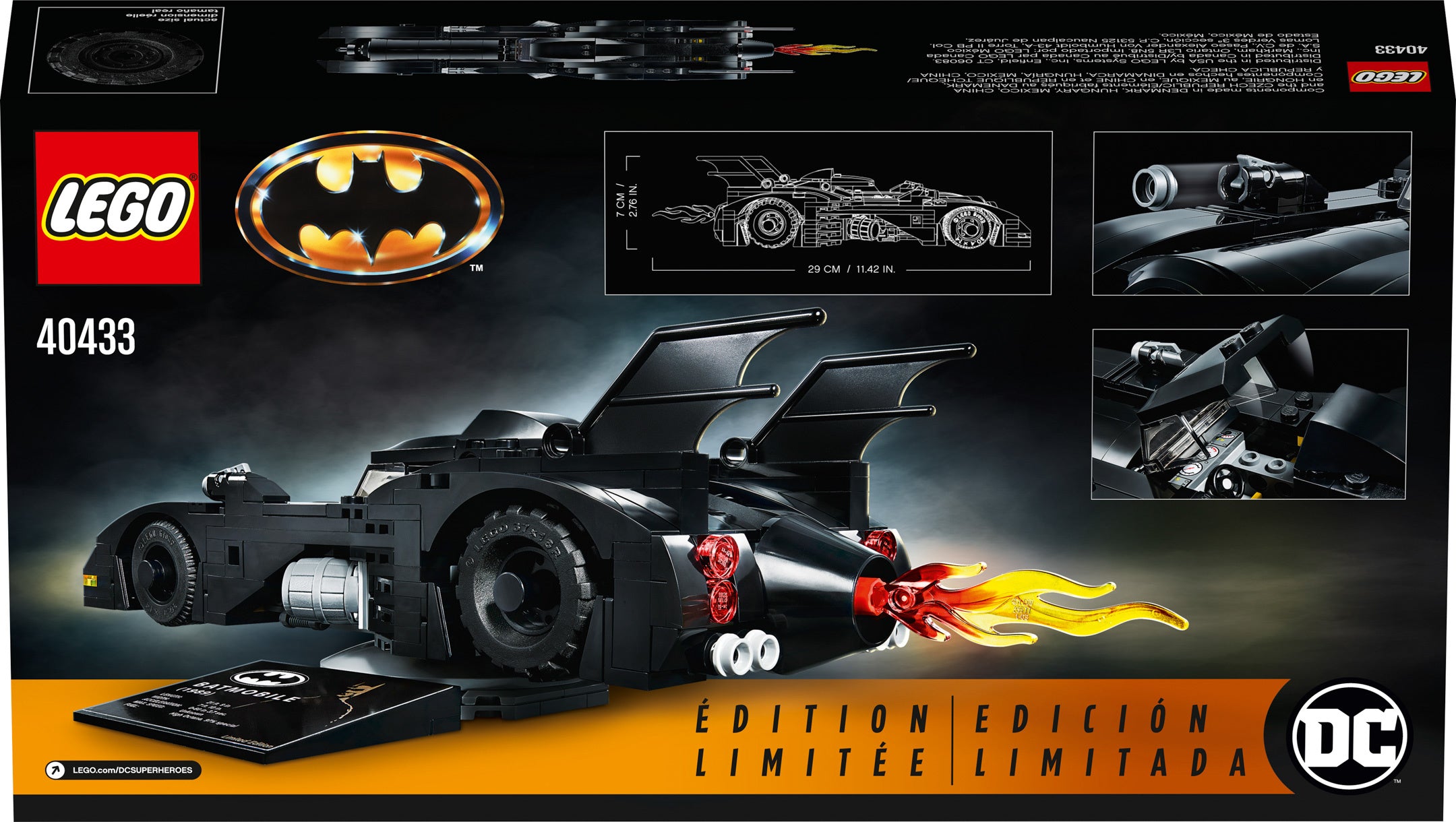 LEGO DC Comic Super Heroes 1989 Batmobile -Limited Edition 40433