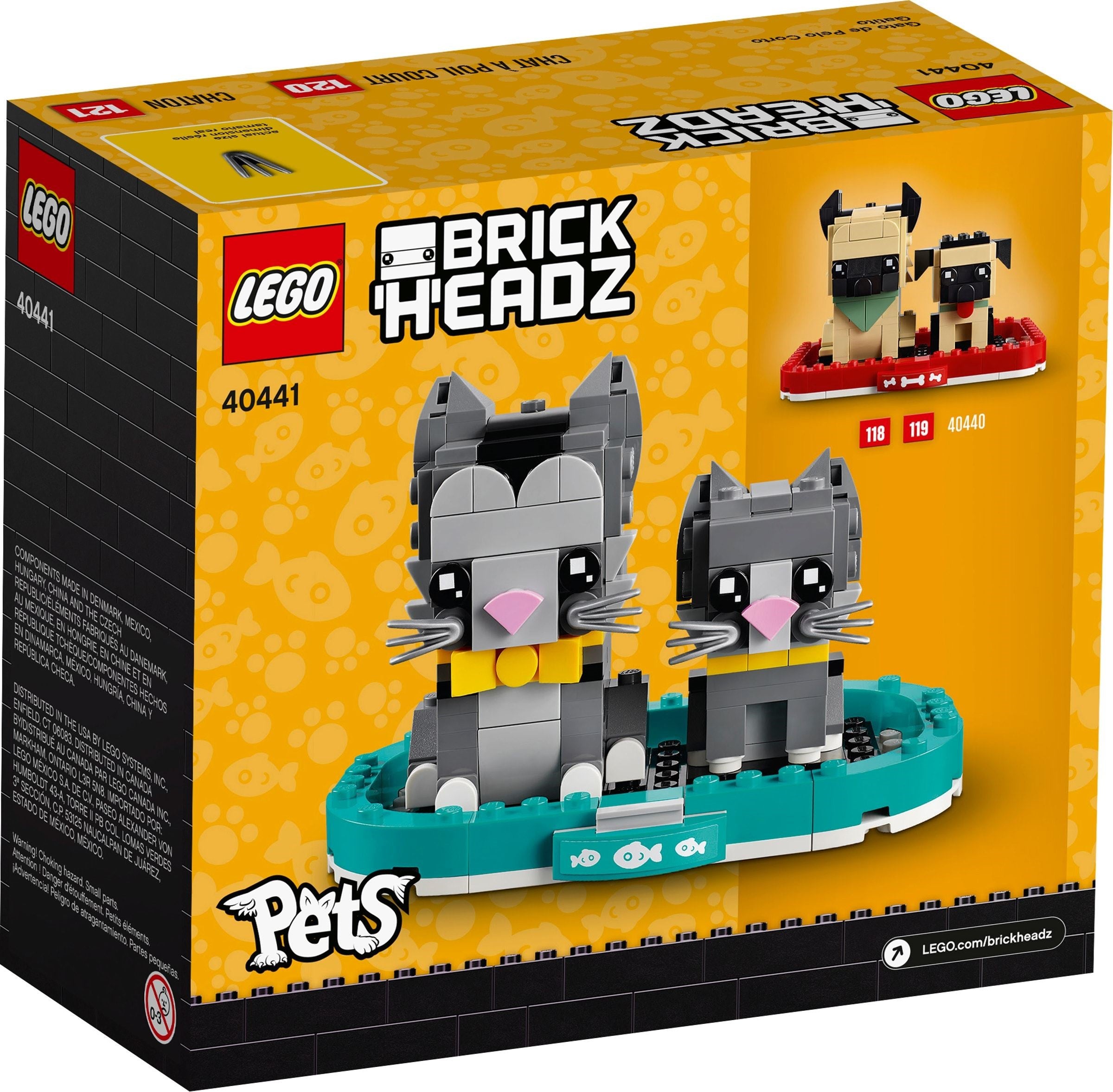 LEGO BrickHeadz Kurzhaarkatzen 40441