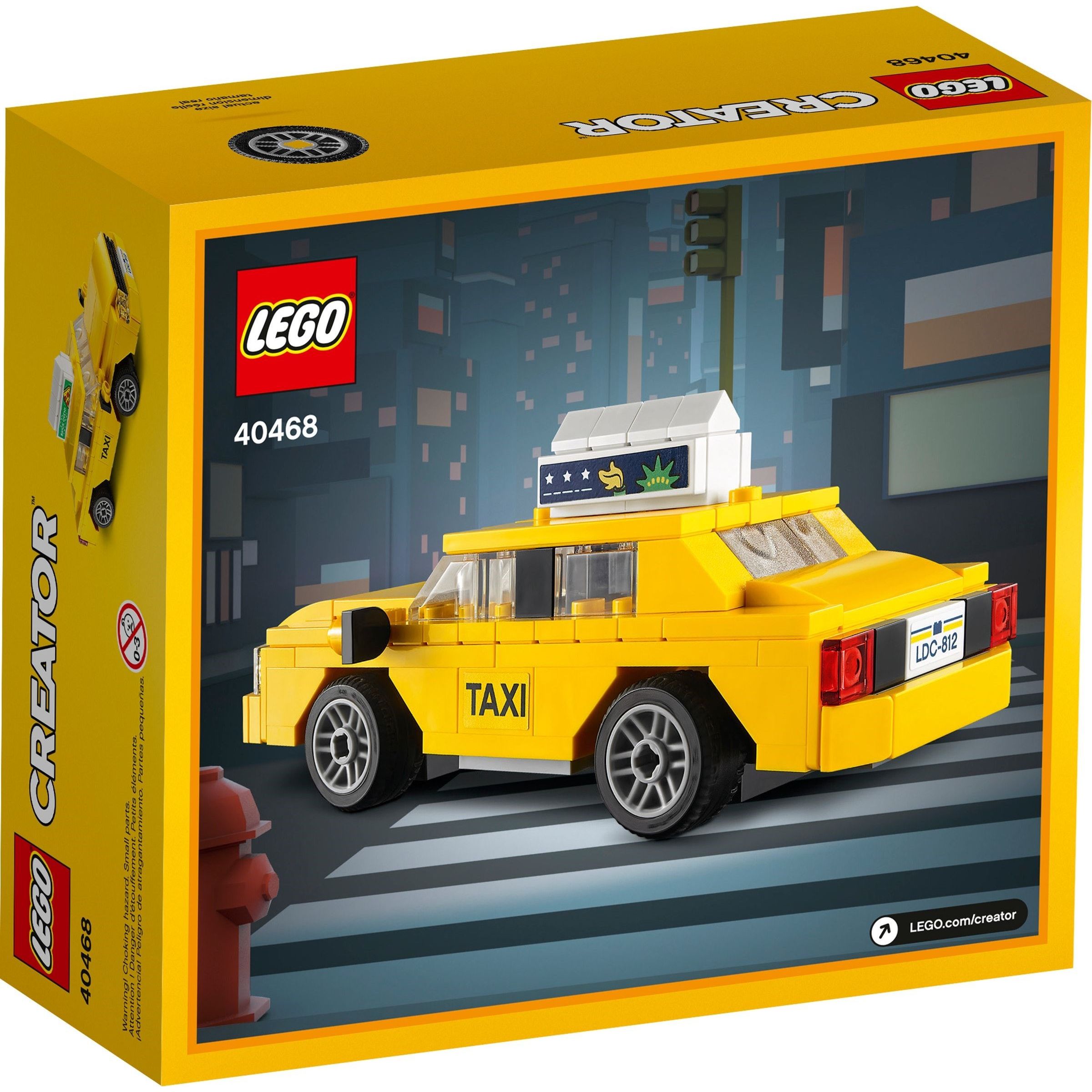 LEGO Yellow Taxi LEGO 40468