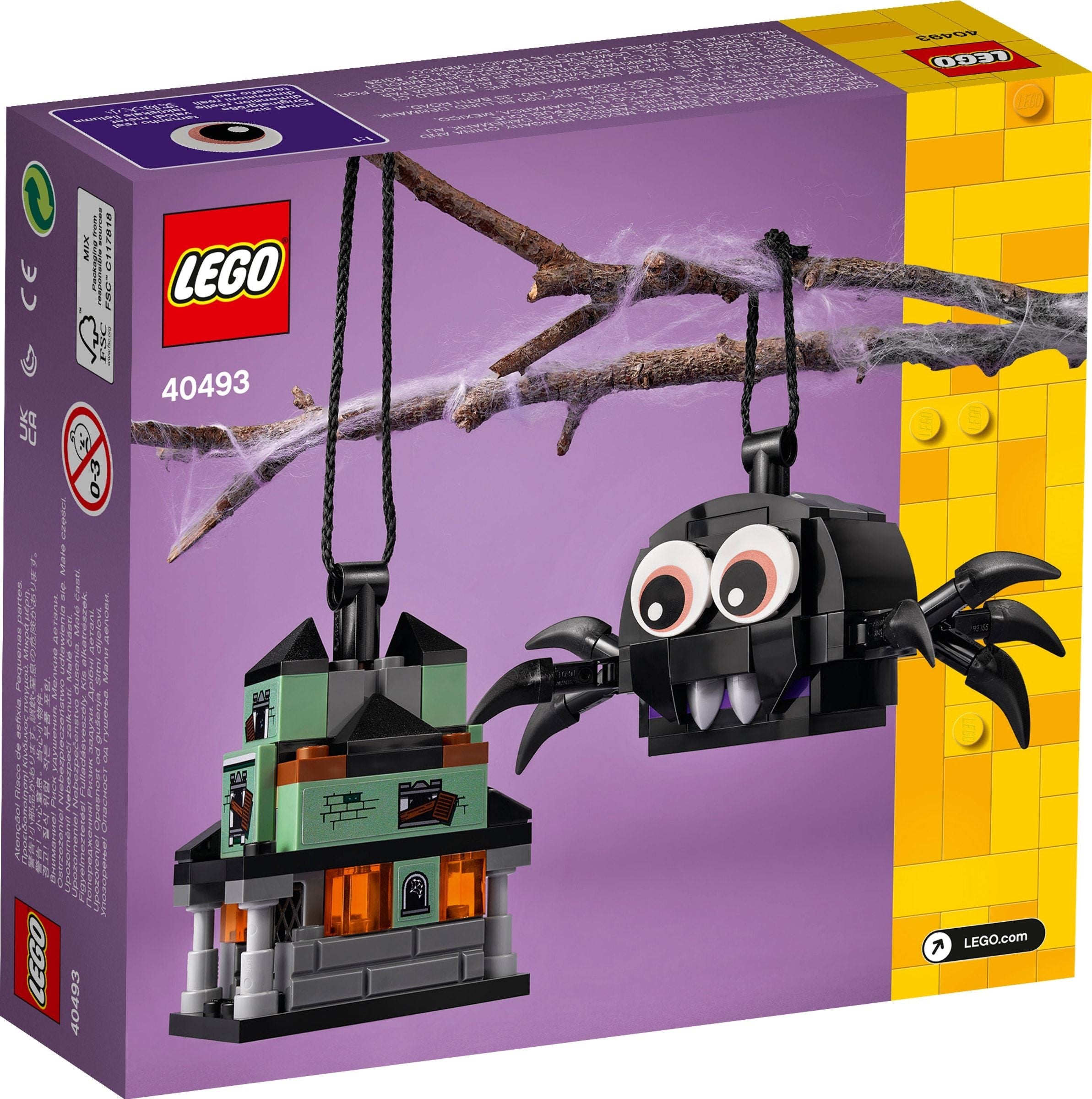 LEGO Seasonal Spinne und Geisterhaus Halloween 40493