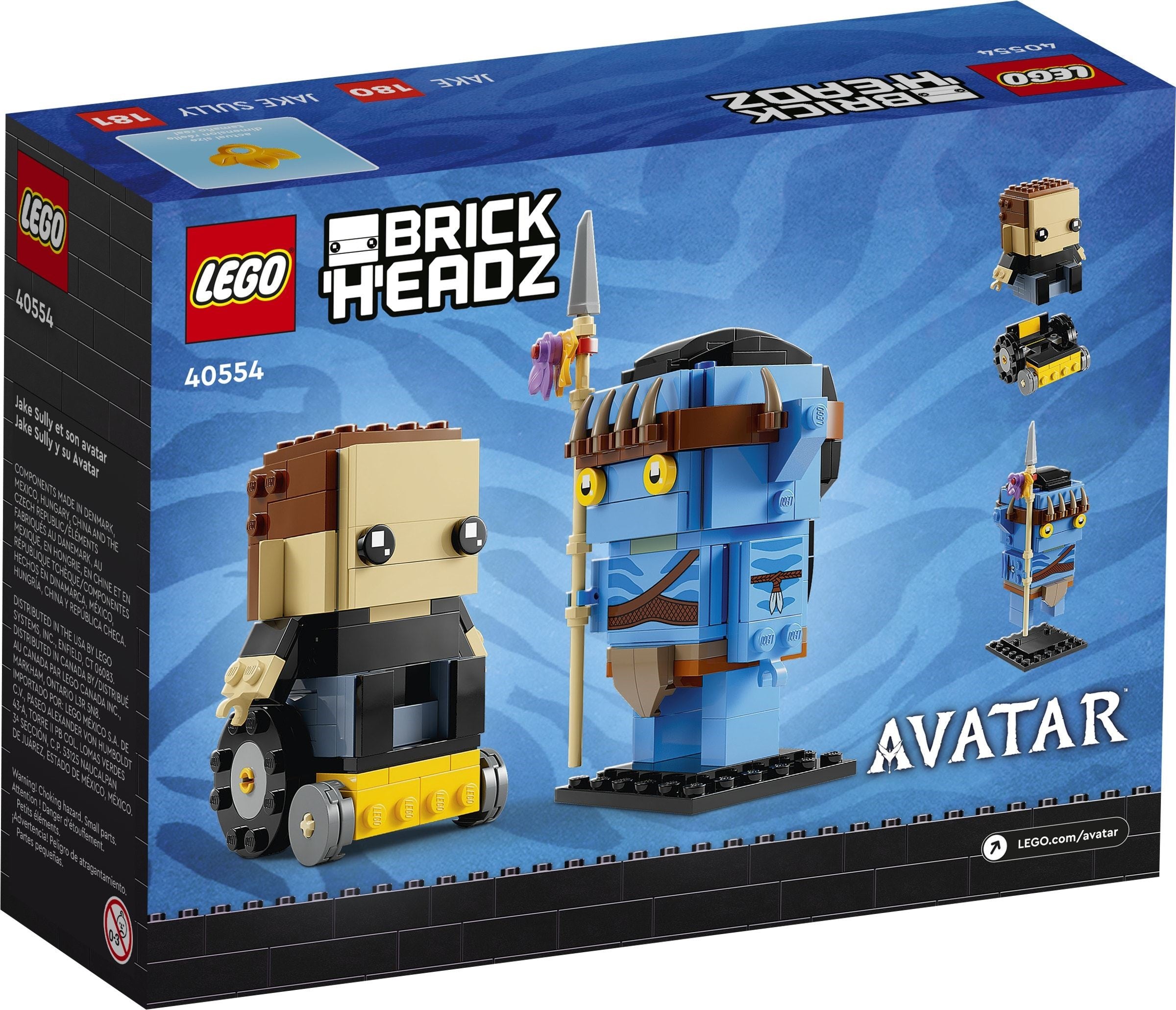 LEGO BrickHeadz Jake Sully und sein Avatar 40554