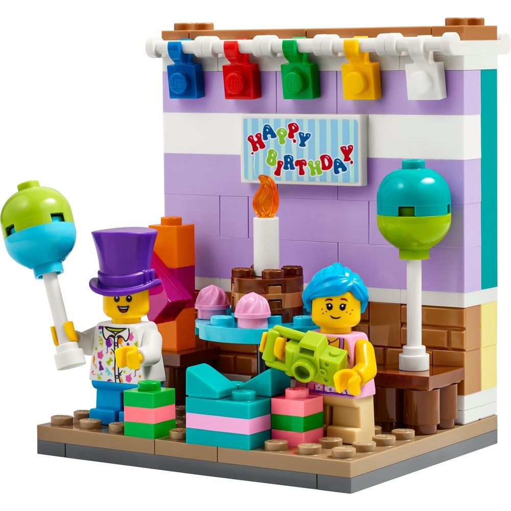 LEGO Seasonal Geburtstagsdiorama 40584