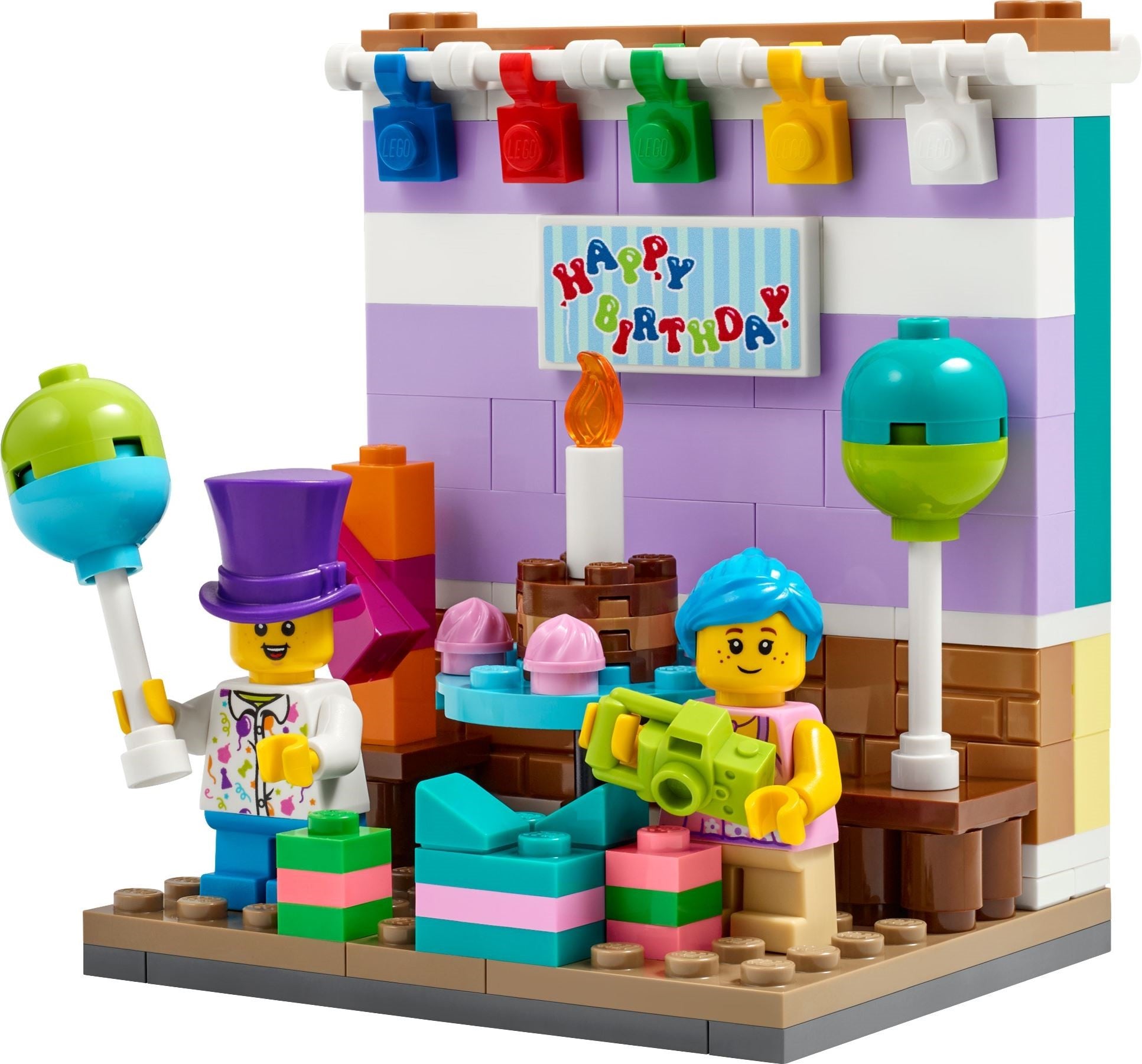 LEGO Seasonal Geburtstagsdiorama 40584