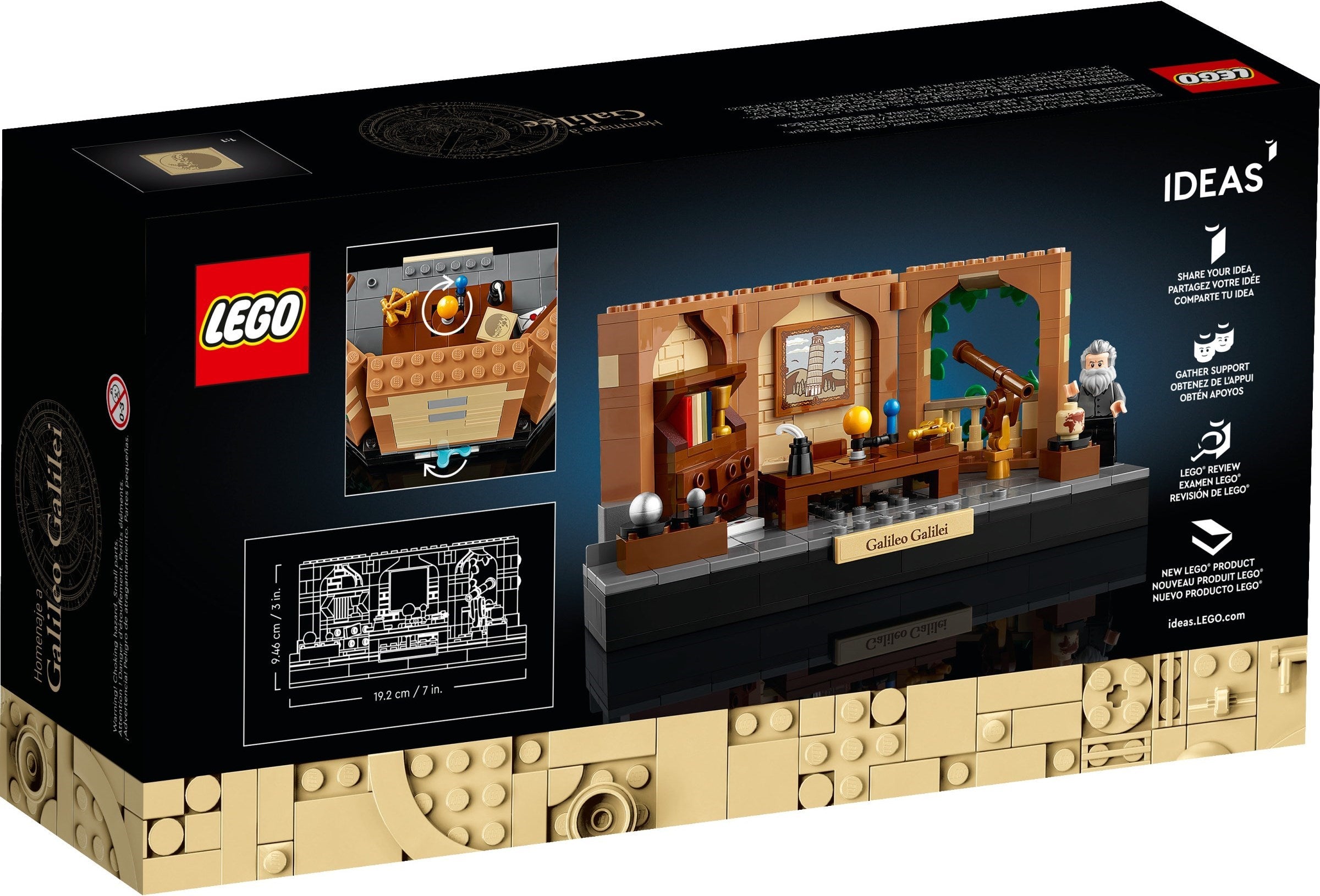 LEGO Ideas Hommage an Galileo Galilei 40595