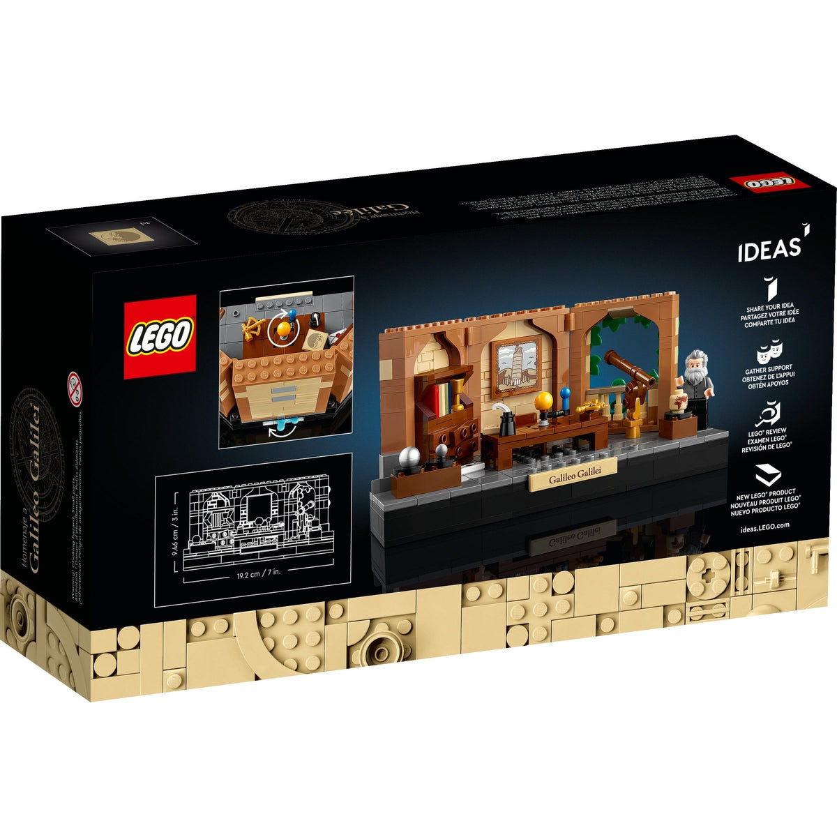 LEGO Ideas Hommage an Galileo Galilei 40595