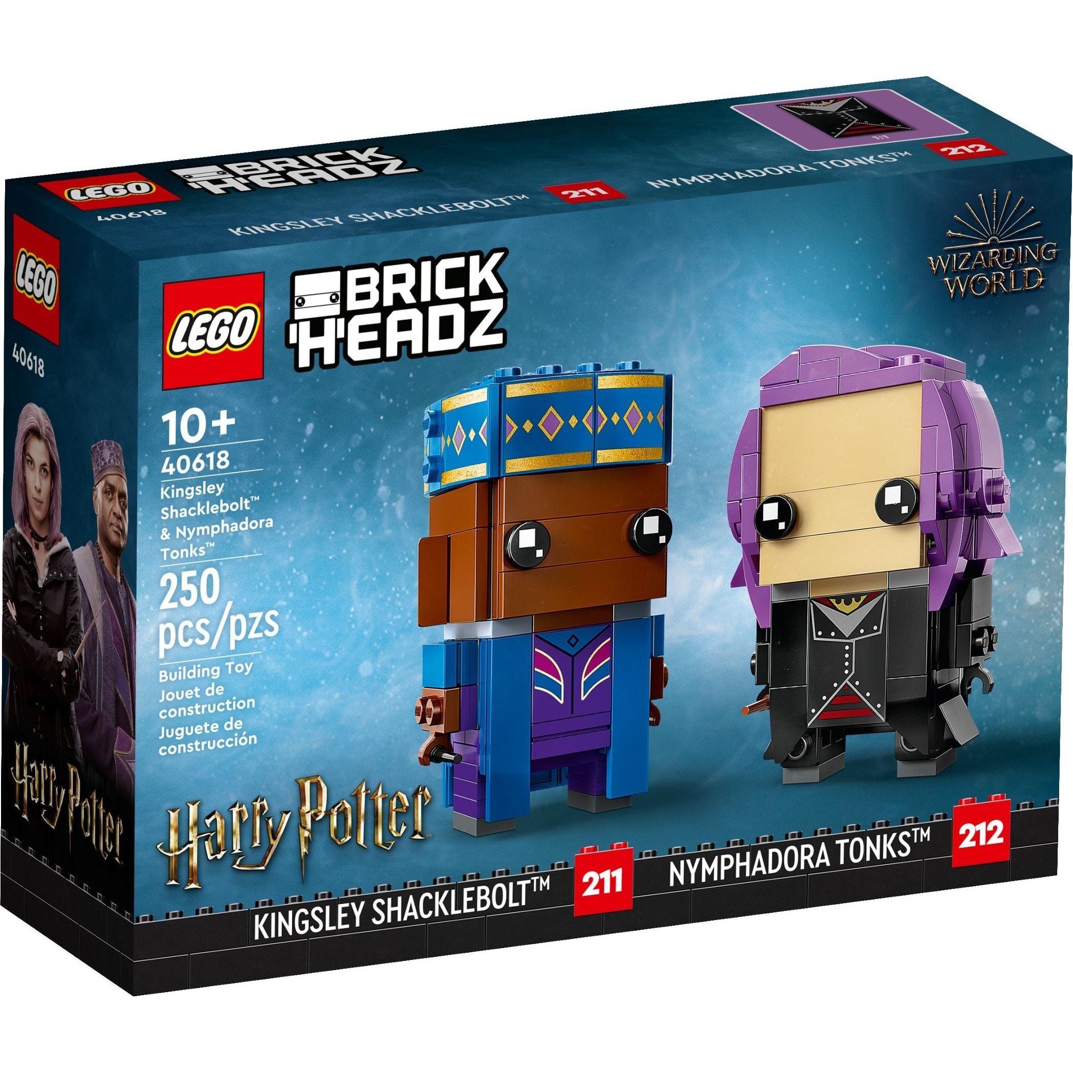 LEGO Brickheadz Kingsley Shacklebolt & Nymphadrora Tonks 40618