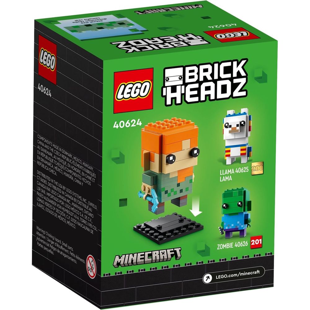 LEGO Brickheadz Minecraft Alex 40624
