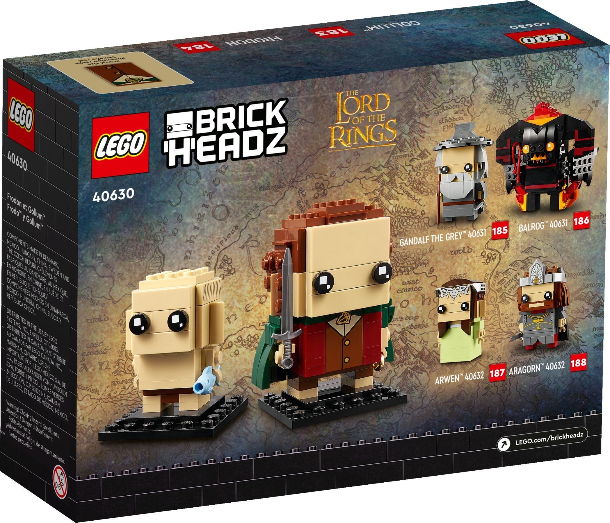 LEGO Brickheadz Frodo & Gollum 40630