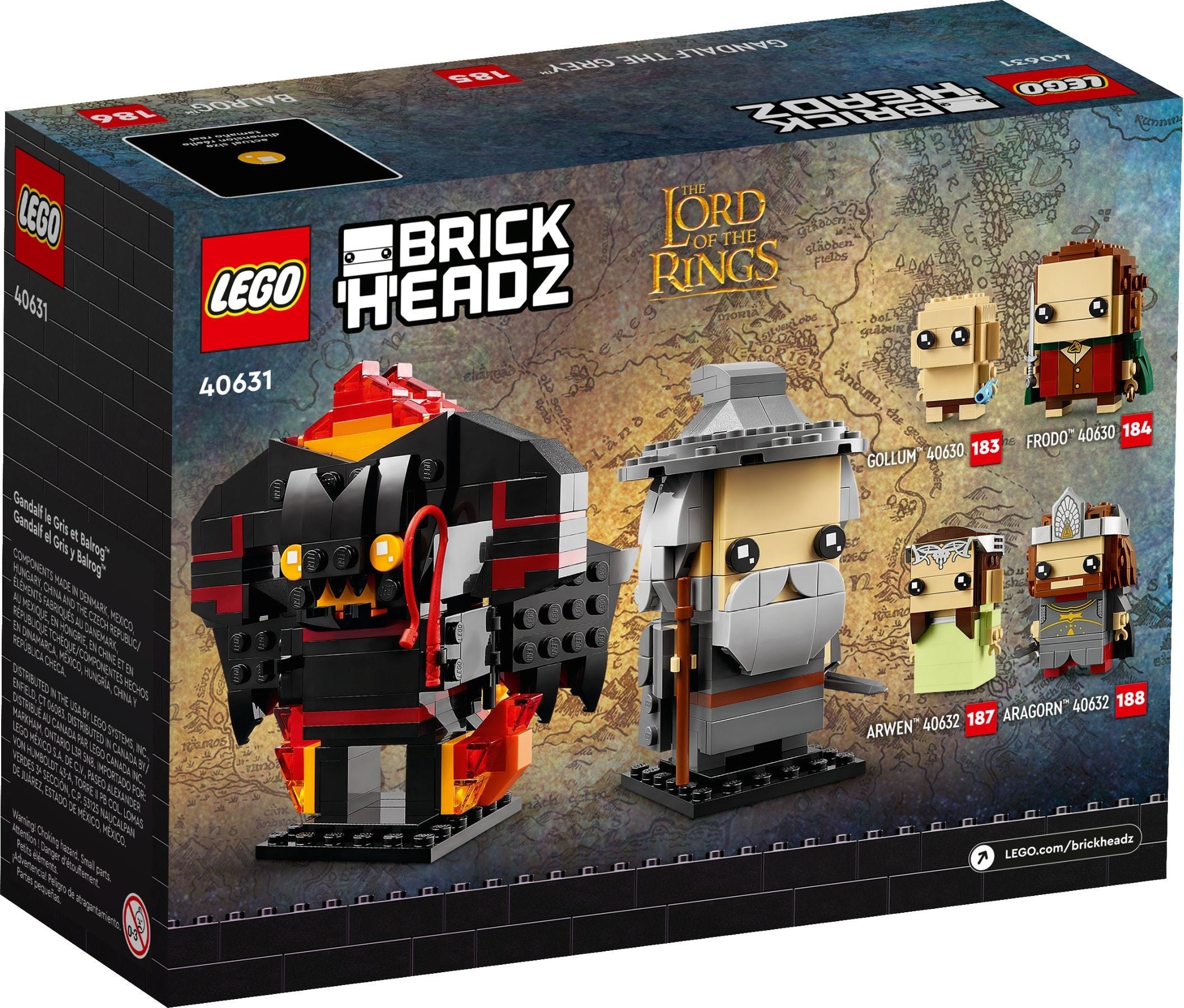 LEGO Brickheadz Gandalf der Graue und Balrog 40631