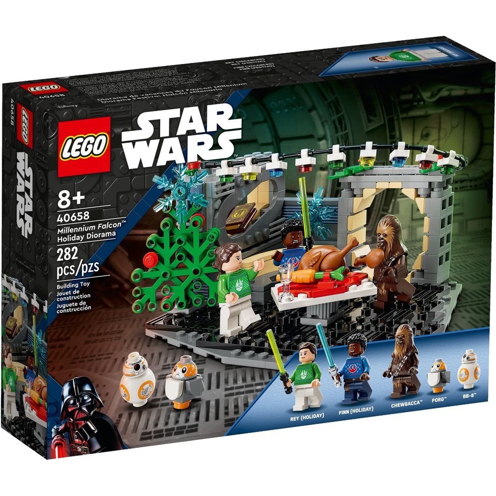 LEGO Star Wars Millennium Falcon Weihnachtsdiorama 40658