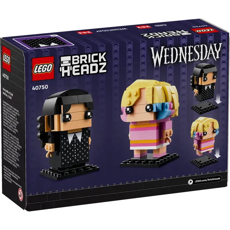 LEGO® BrickHeadz™ Figuren von Wednesday und Enid 40750
