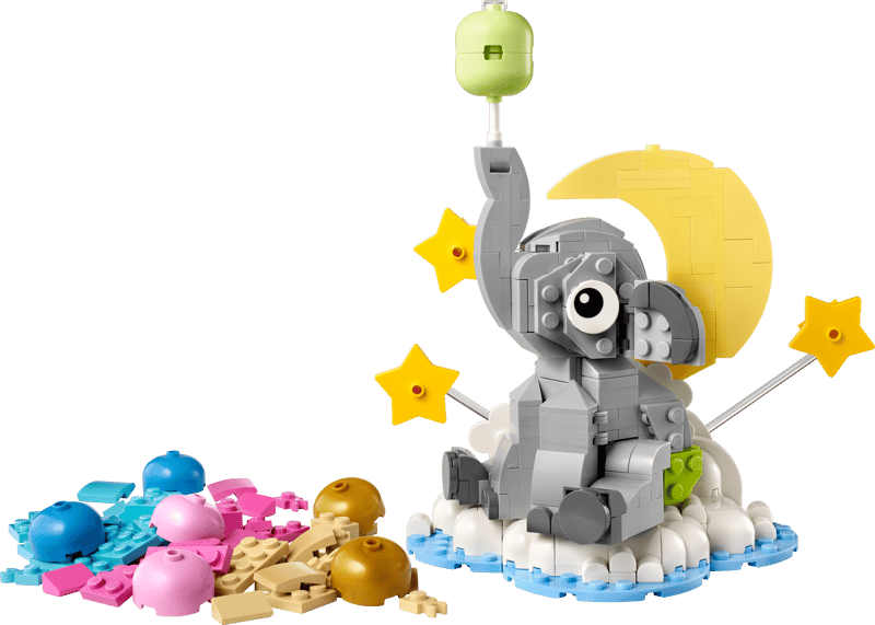 LEGO Iconic Schwebender Baby-Elefant 40814
